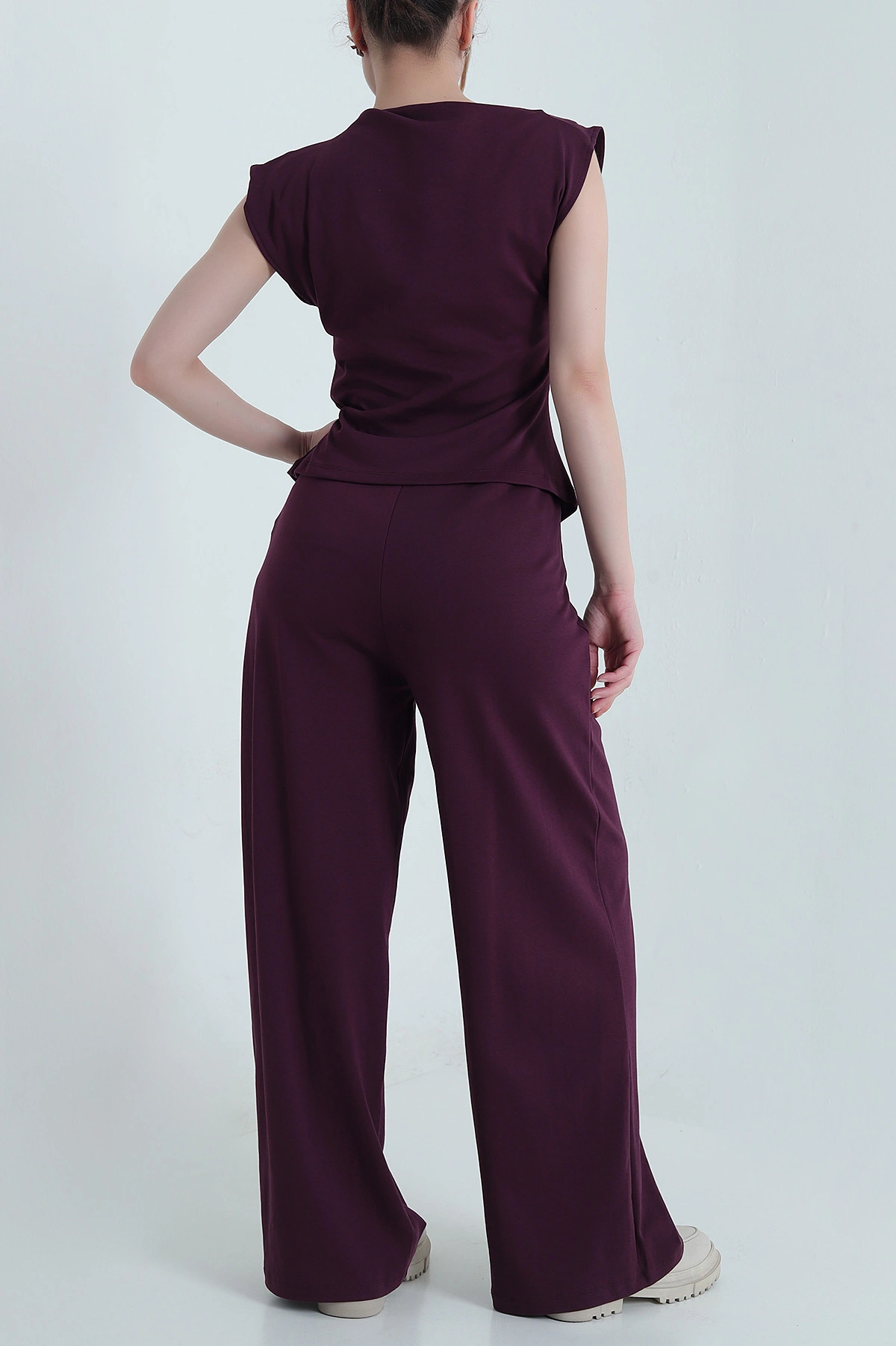 Mürdüm Yeni Sezon Pantolon Bluz Kadın İkili Takım 451016