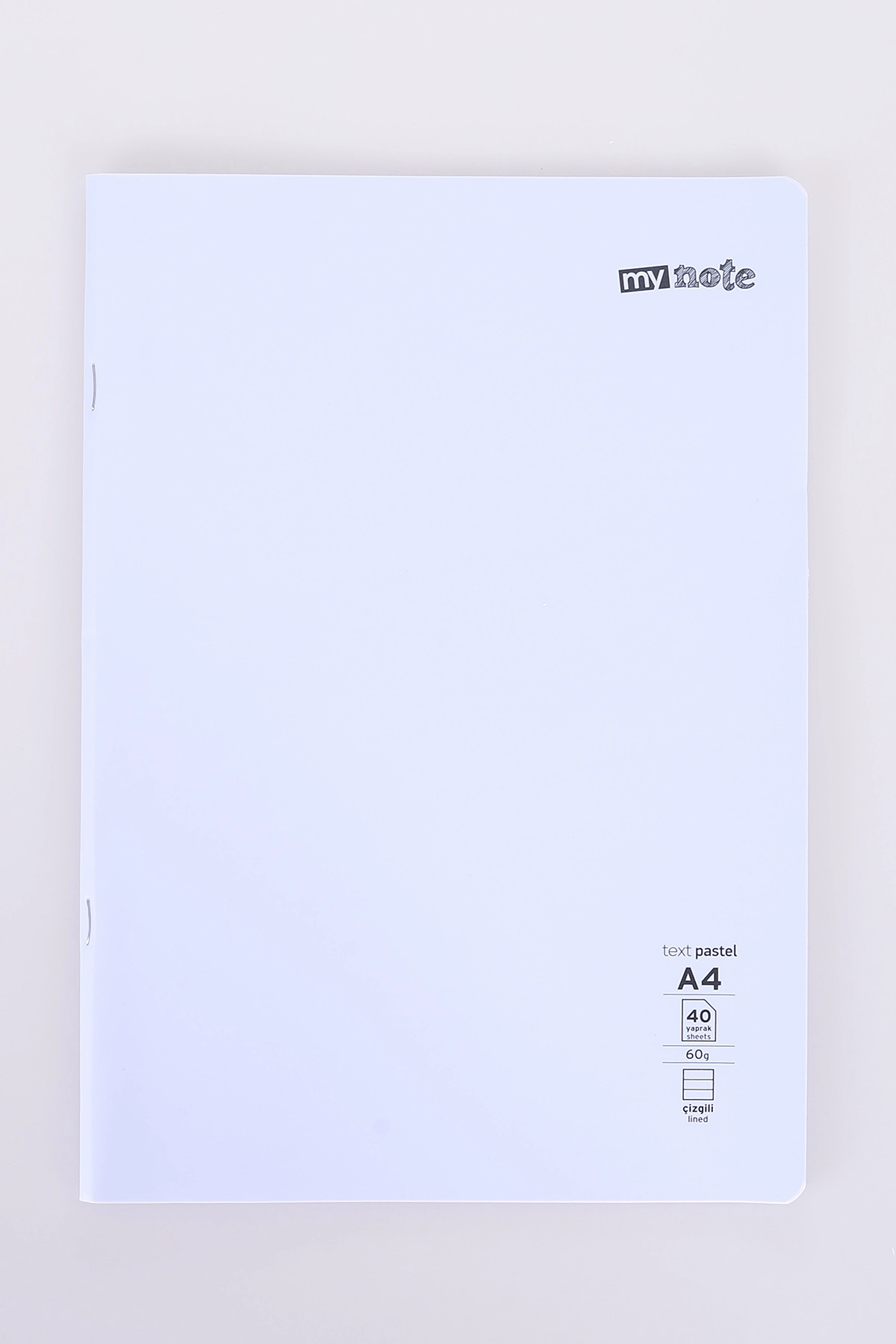Mynote Text 40 Yaprak Pastel Çizgili Dikişli Metod Defter 478416