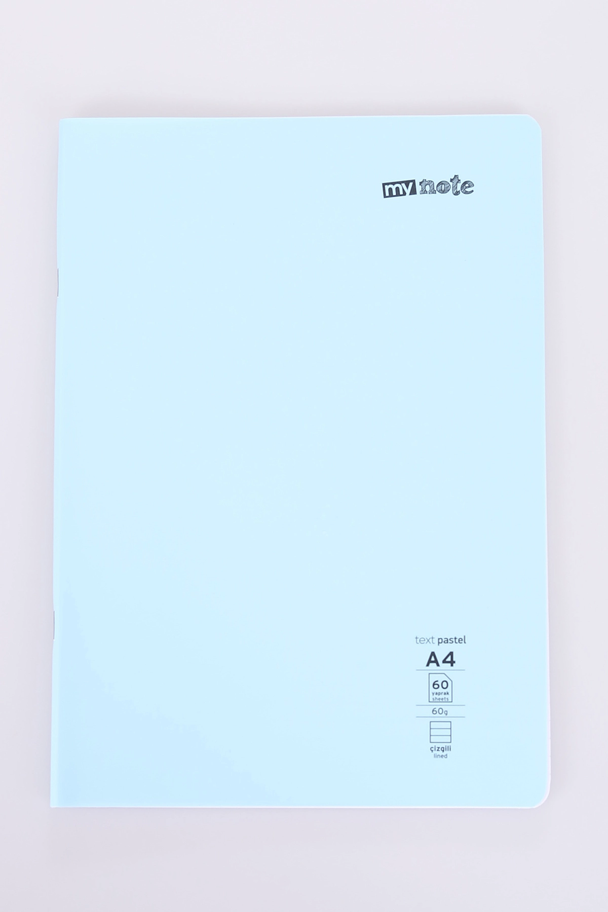 Mynote Text 60 Yaprak Pastel Çizgili Dikişli Metod Defter 478430