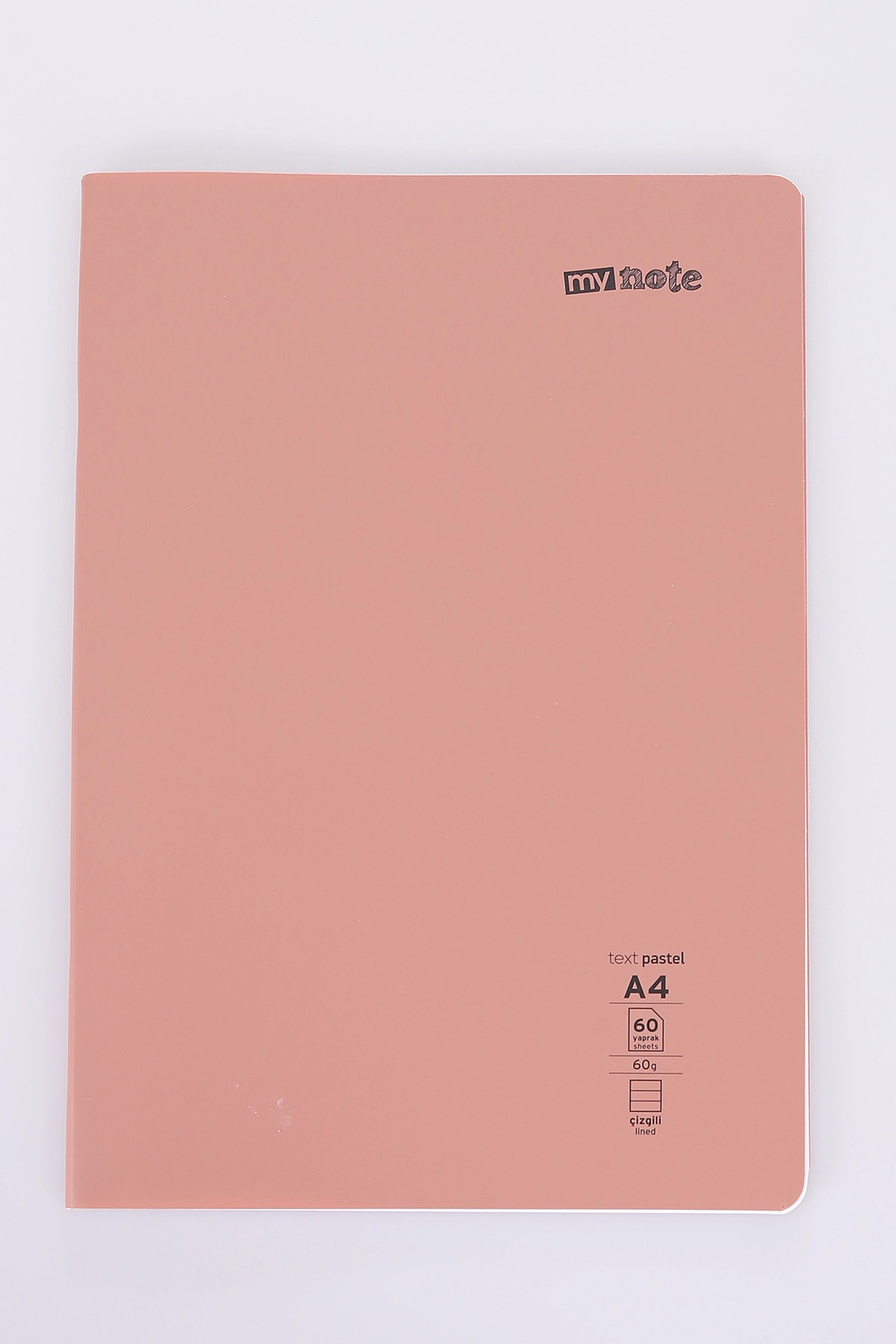 Mynote Text 60 Yaprak Pastel Çizgili Dikişli Metod Defter 478431