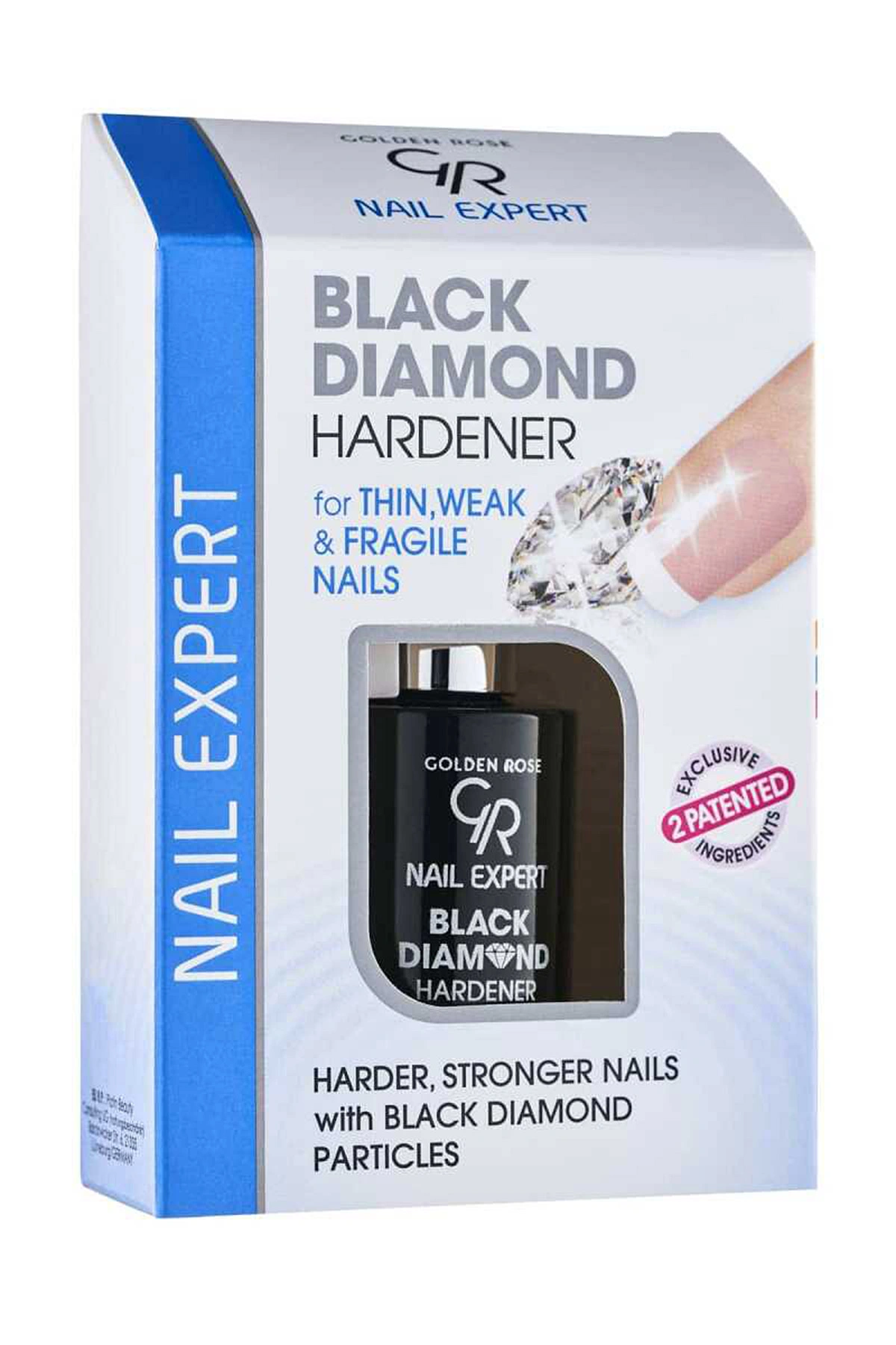 Golden Rose Nail Expert  01 Black Diamond Hardener Tırnak Sertleştirici Oje 284128