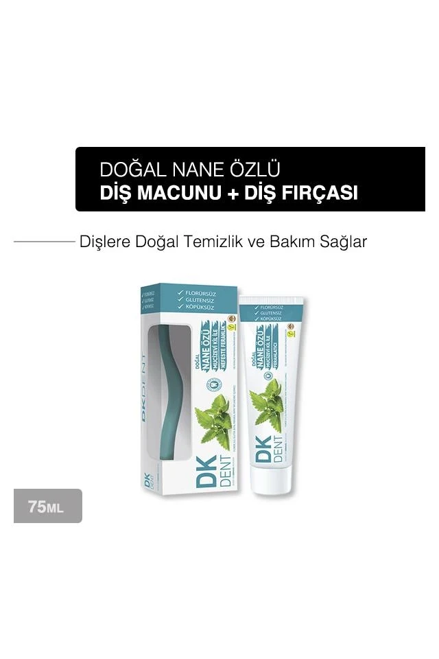 Vegan Nane Özlü Florürsüz Diş Macunu 75 ml Diş Fırçası Hediyeli 252661