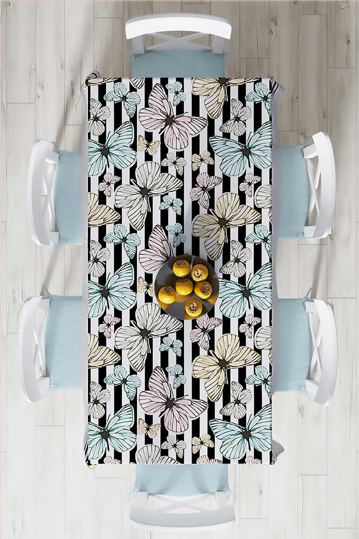 140x220 Dijital Baskılı Mordern  Masa Örtüsü 219029