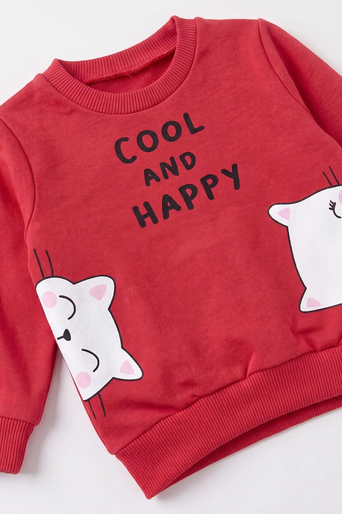 Nar Çiçeği (3-18 Ay)  Cool And Happy Baskılı 2 İp Kız Bebek Mevsimlik Takım 481124