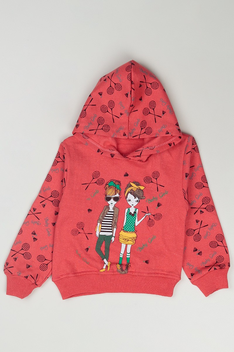 Nar Çiçeği (3-7 Yaş) Baby Girls Baskılı Kız Çocuk Sweatshirt 86584