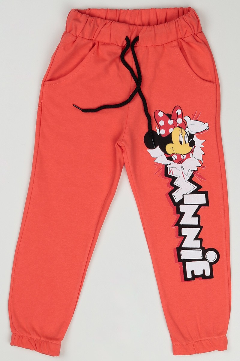 Nar Çiçeği (3-8 Yaş) Minnie Mouse Baskılı Kız Çocuk Eşofman 89262