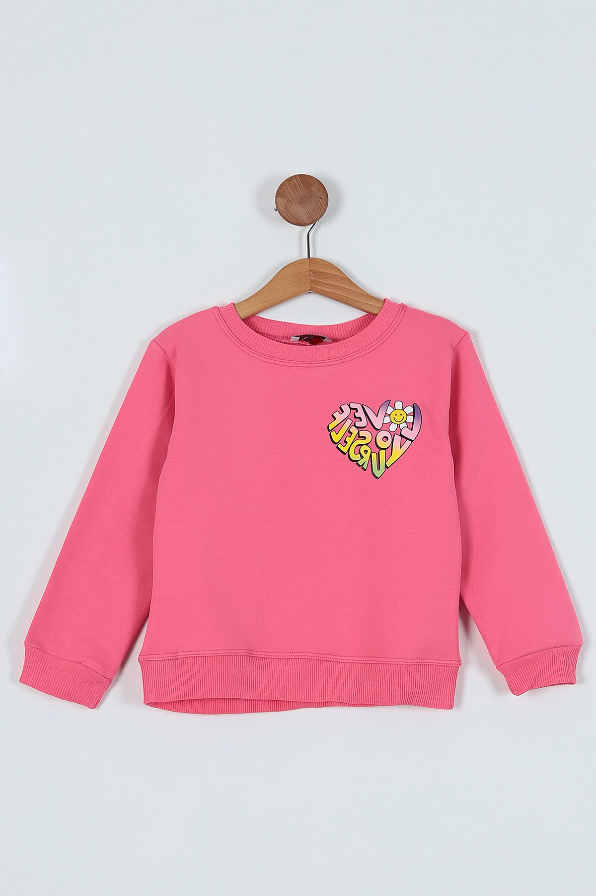 Nar Çiçeği (8-12 Yaş)  Baskılı Kız Çocuk Sweat 236182
