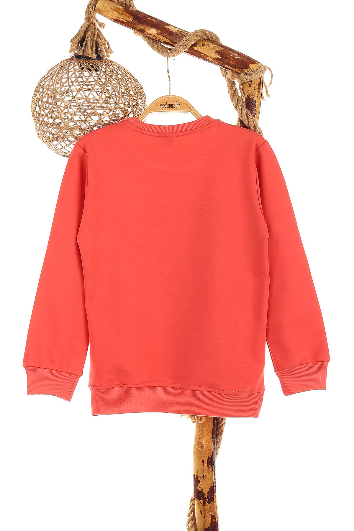 Nar Çiçeği (9-12 Yaş) Happy Baskılı Kız Çocuk Sweat 150988