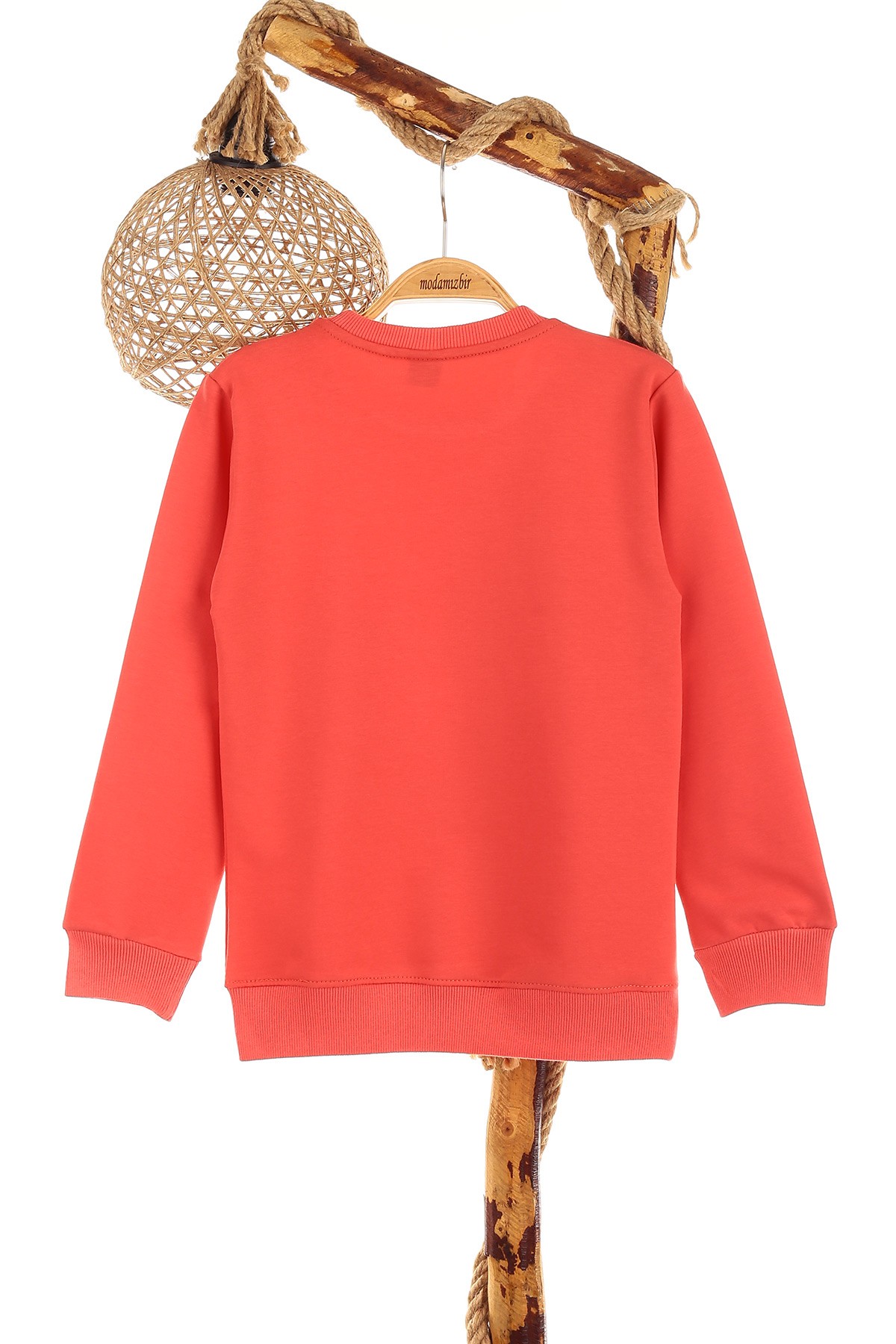 Nar Çiçeği (9-12 Yaş) Rose Baskılı Kız Çocuk Sweat 150961