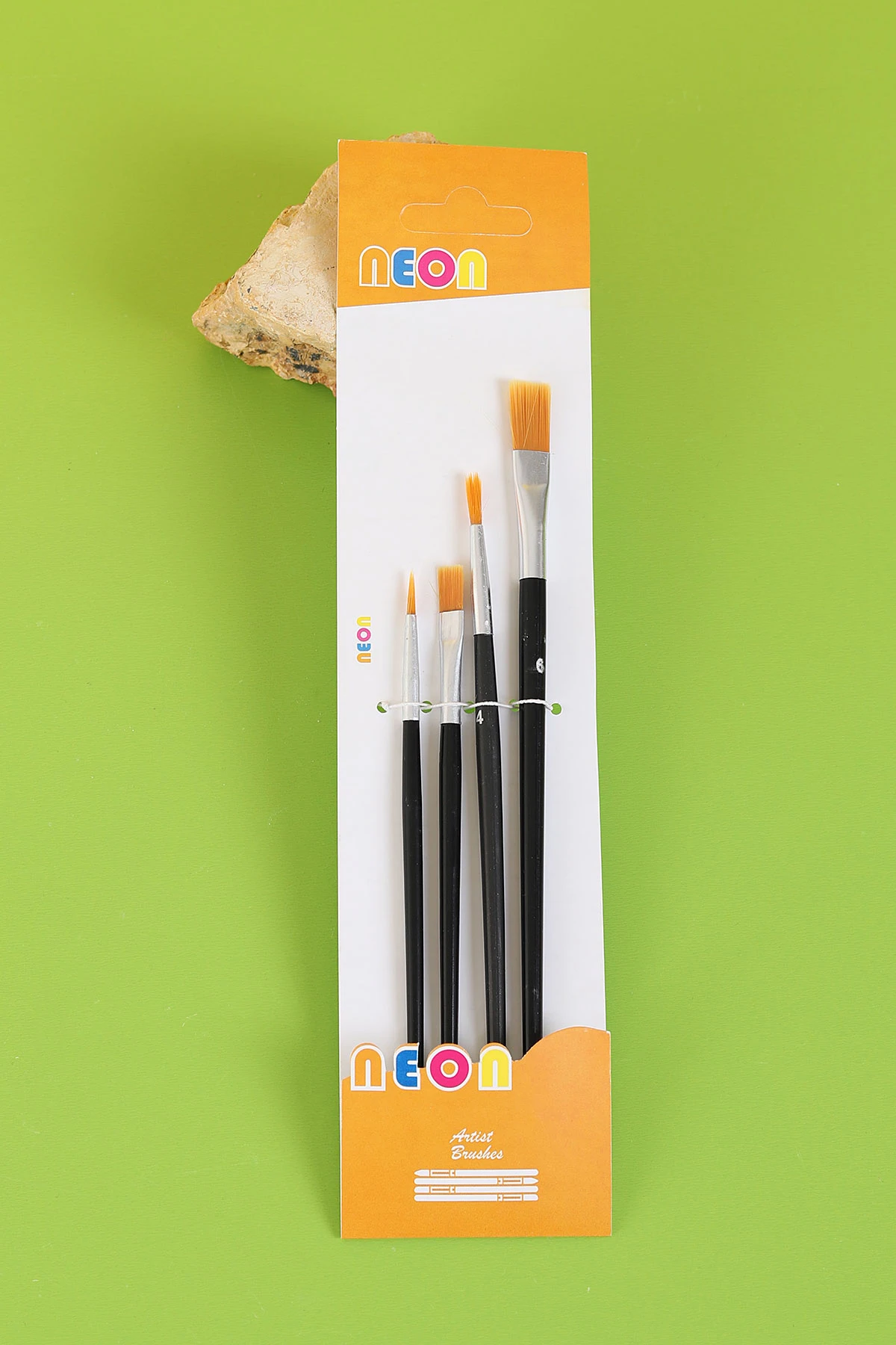 Neon Plus Fırça Seti Hkd-140 4'lü (Yağlı - Akrilik - Guaj) 284443