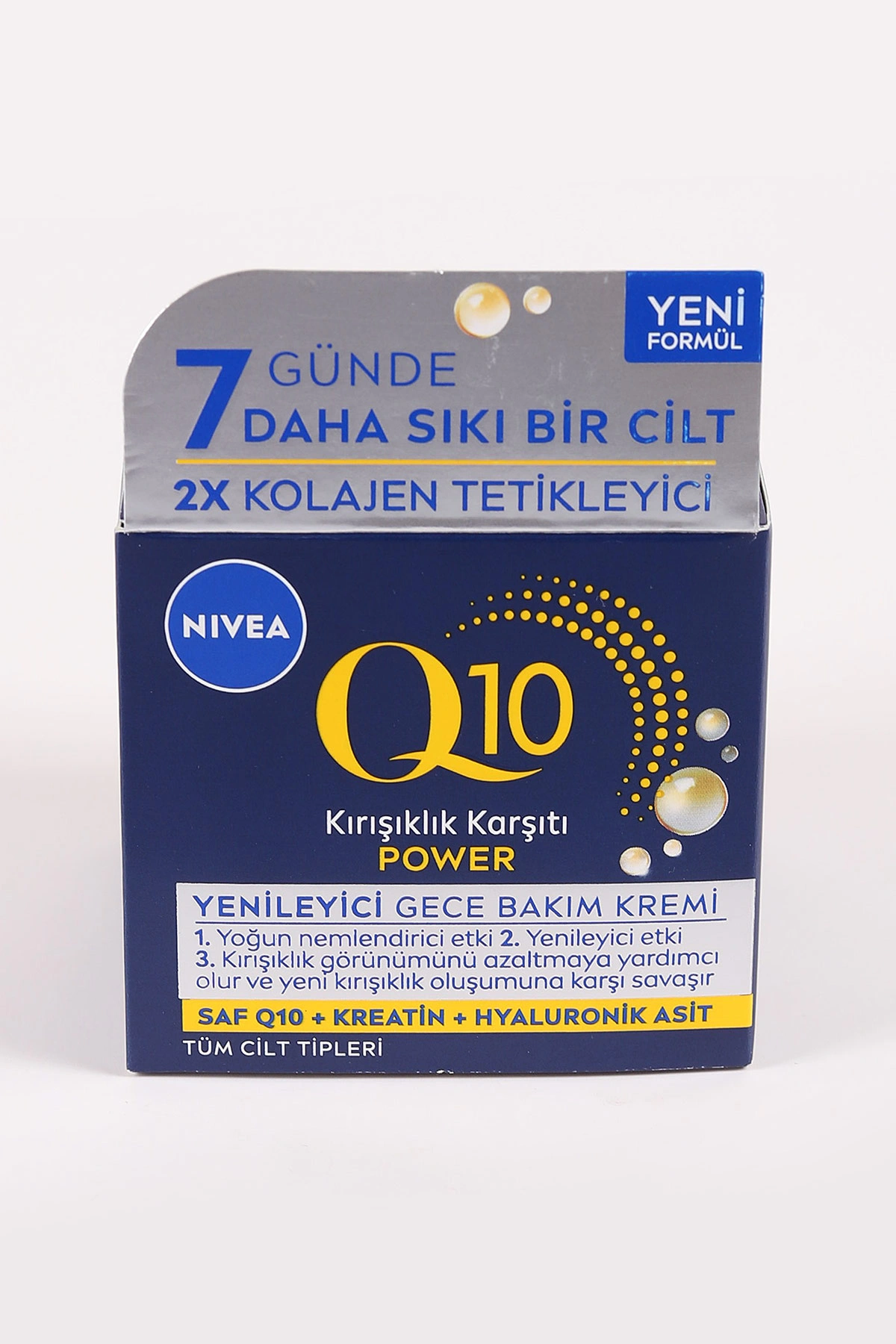 Nivea Q10 Kırışıklık Karşıtı Yüz Krem Gece Kremi 50 Ml 458426