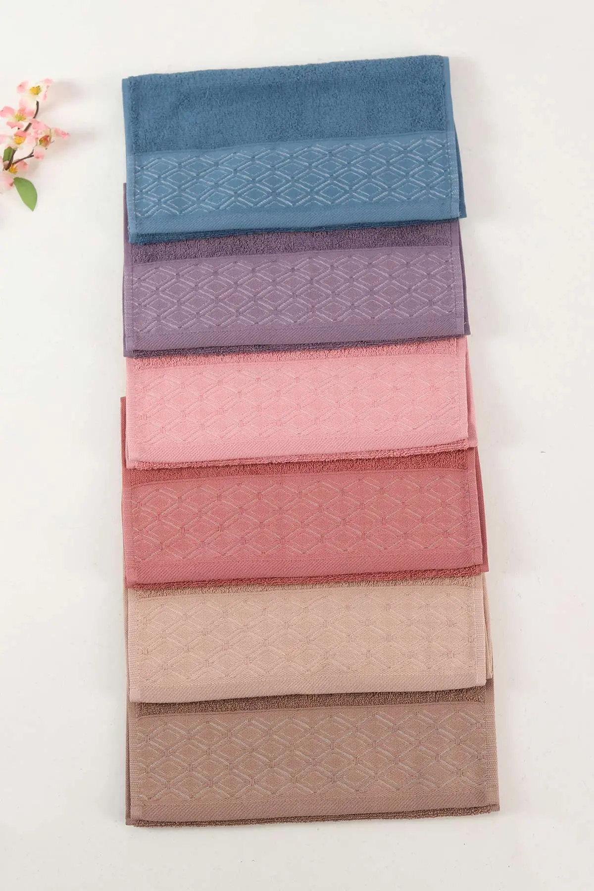 Nurpak 30x50 Cm Elmas Mutfak Havlusu 6'lı 446566