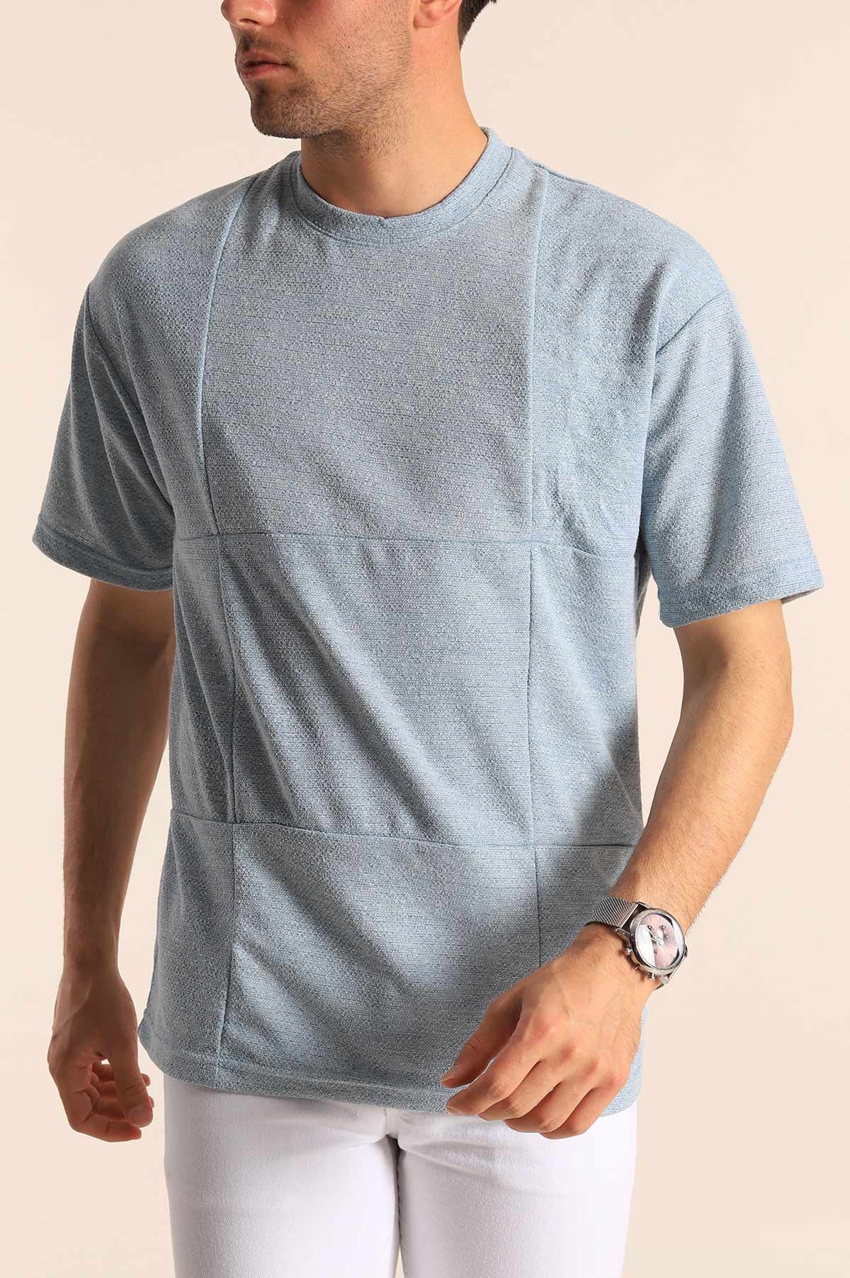 Oversize Dikiş Detaylı Erkek Tişört 181858