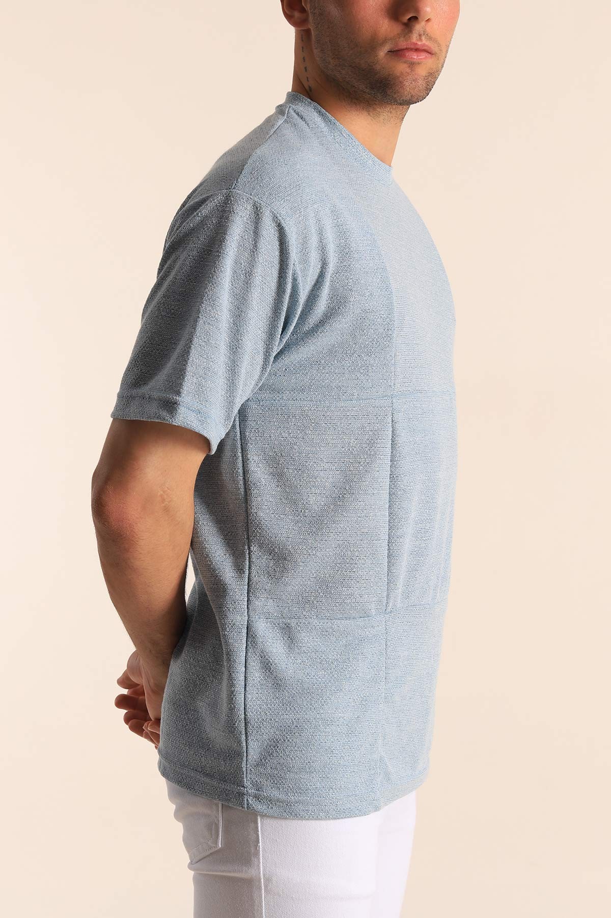 Oversize Dikiş Detaylı Erkek Tişört 181858