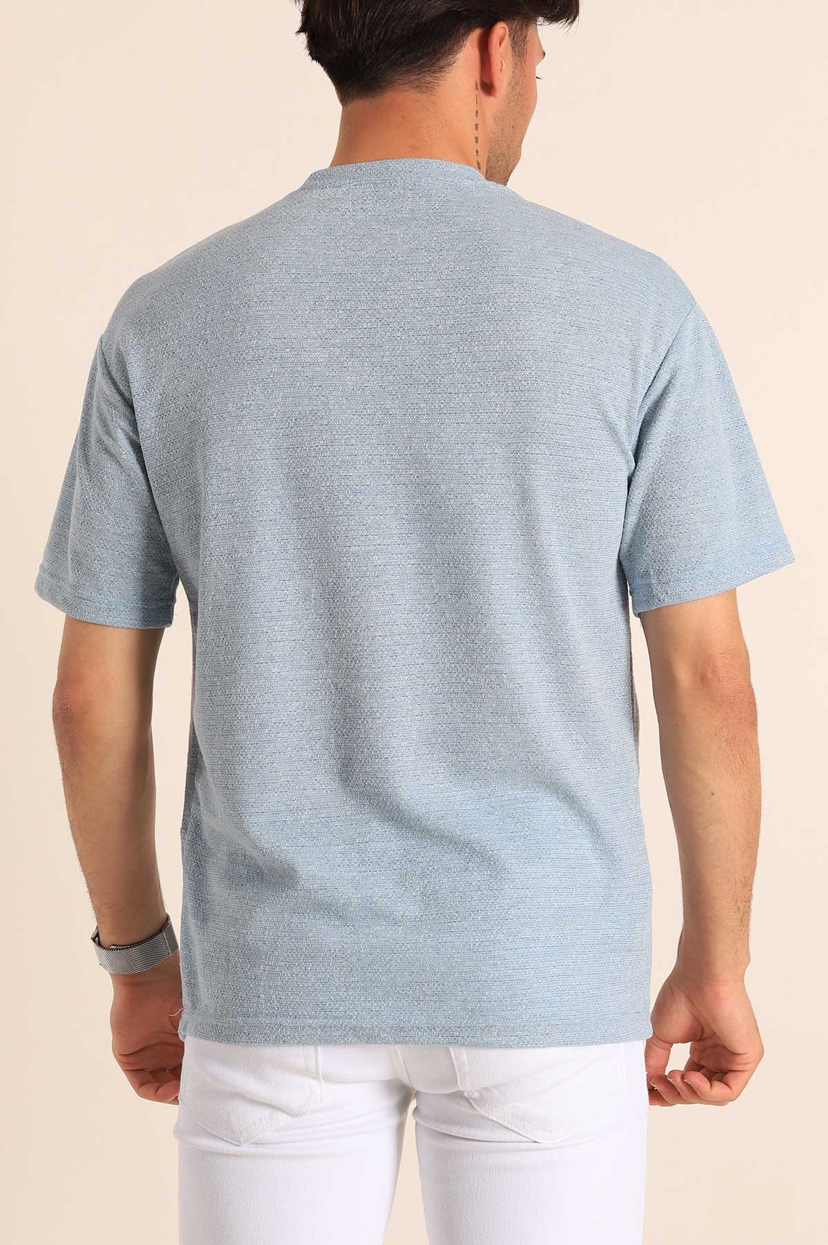Oversize Dikiş Detaylı Erkek Tişört 181858