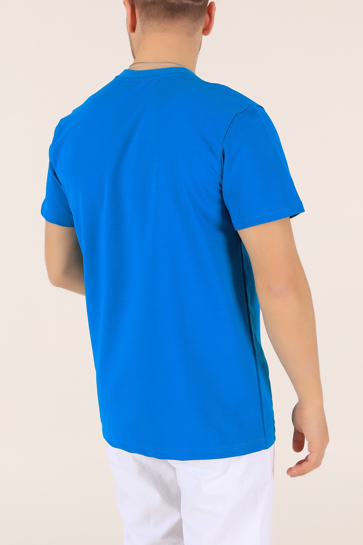 Oversize İki İp Erkek Tişört 163499