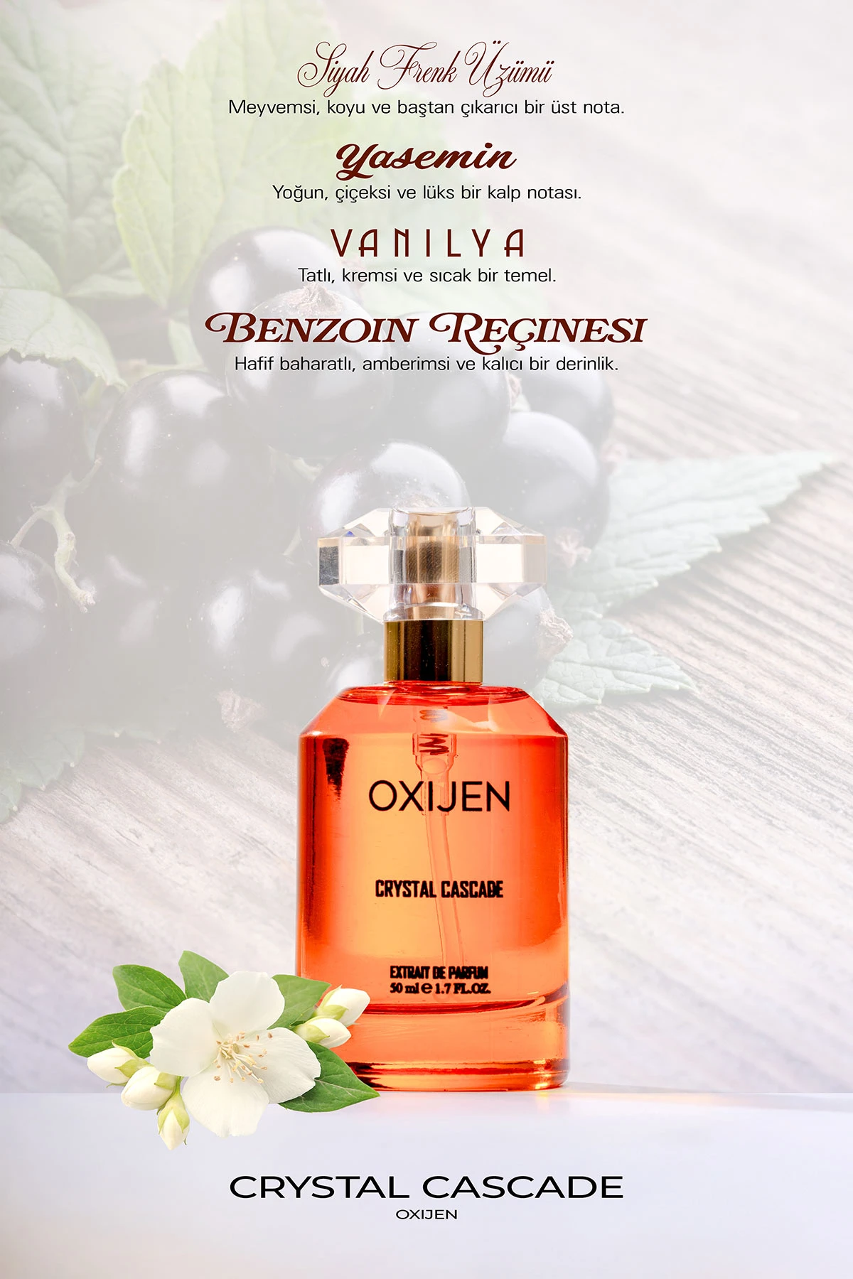 Oxijen Crystal Cascade (  BVLGRI OMNA CRYSTL MUADİLİ ) 50 ml Kadın Parfüm 372822