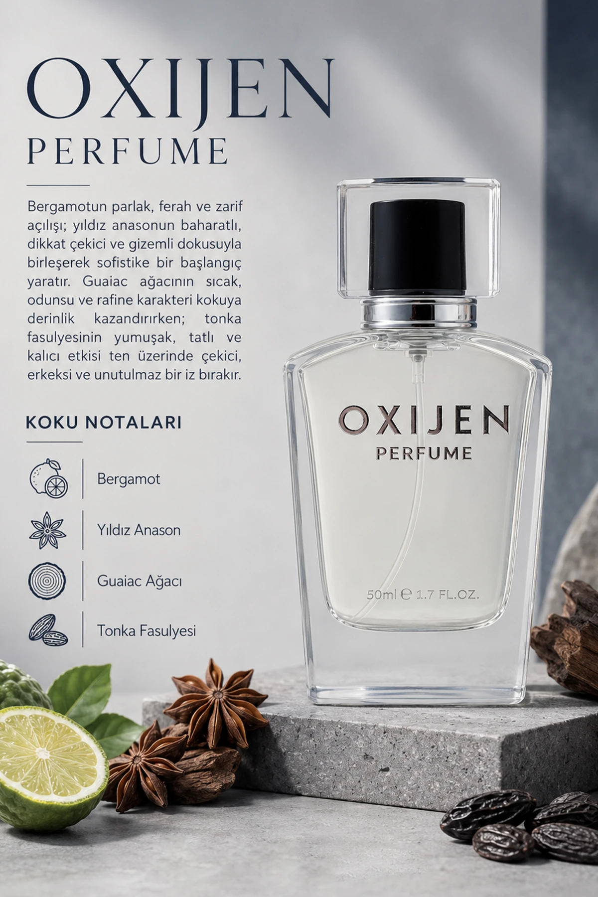 Oxijen E14 ( 50 ml ) Erkek Parfüm 470164