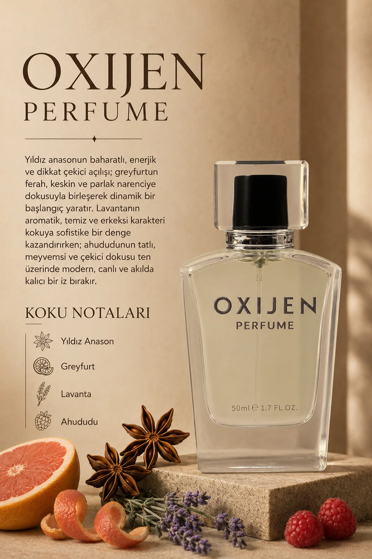 Oxijen E15 ( 50 ml ) Erkek Parfüm 470165