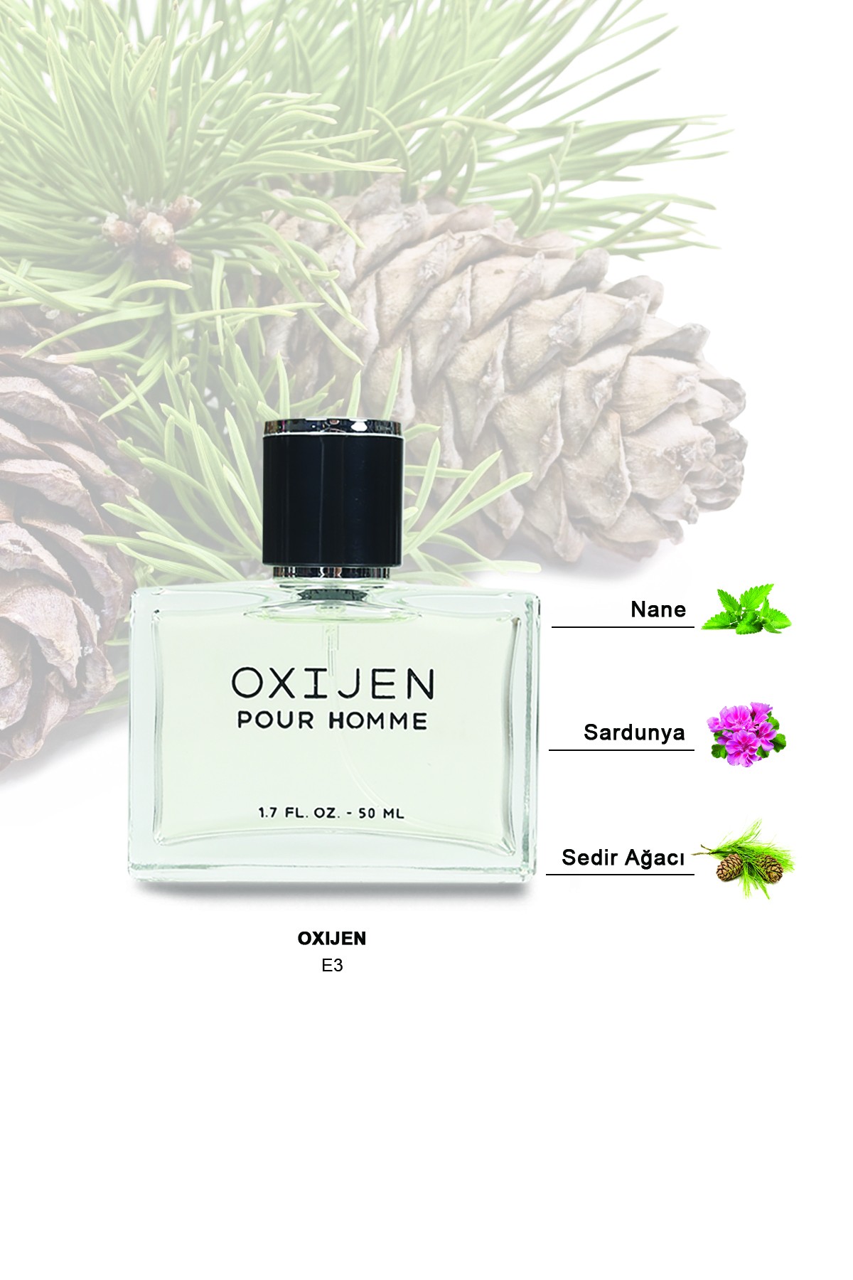 Oxijen E3 Erkek Parfüm 116205