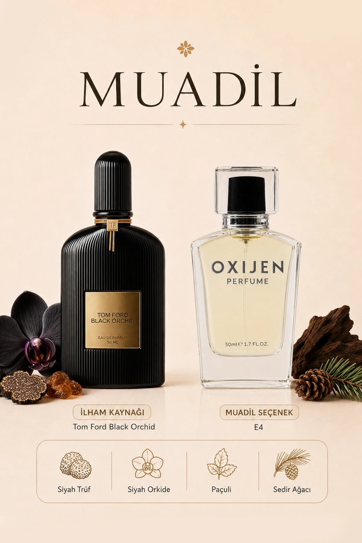 Oxijen E4 ( 50 ml ) Erkek Parfüm 470154