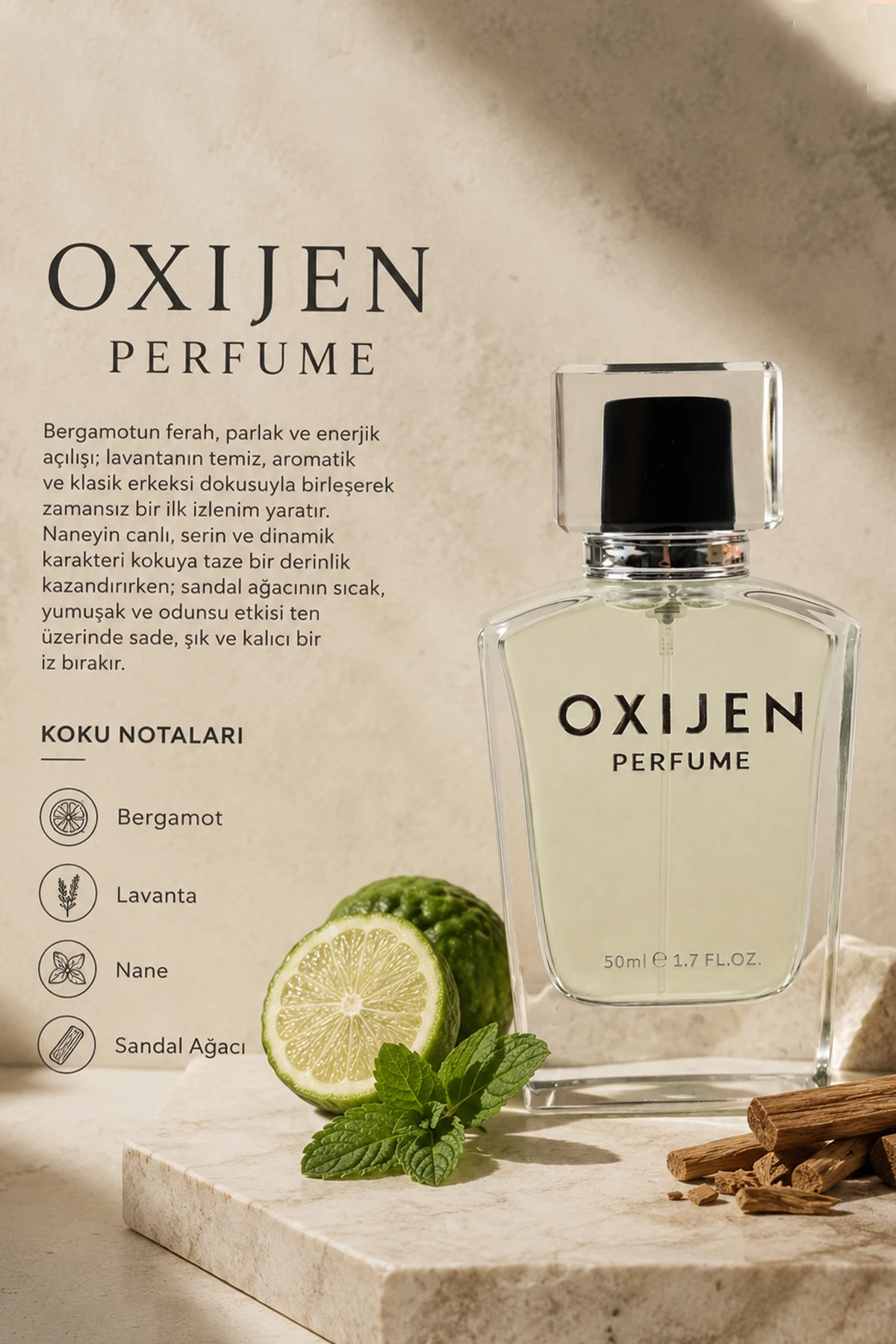 Oxijen E6 ( 50 ml ) Erkek Parfüm 470156