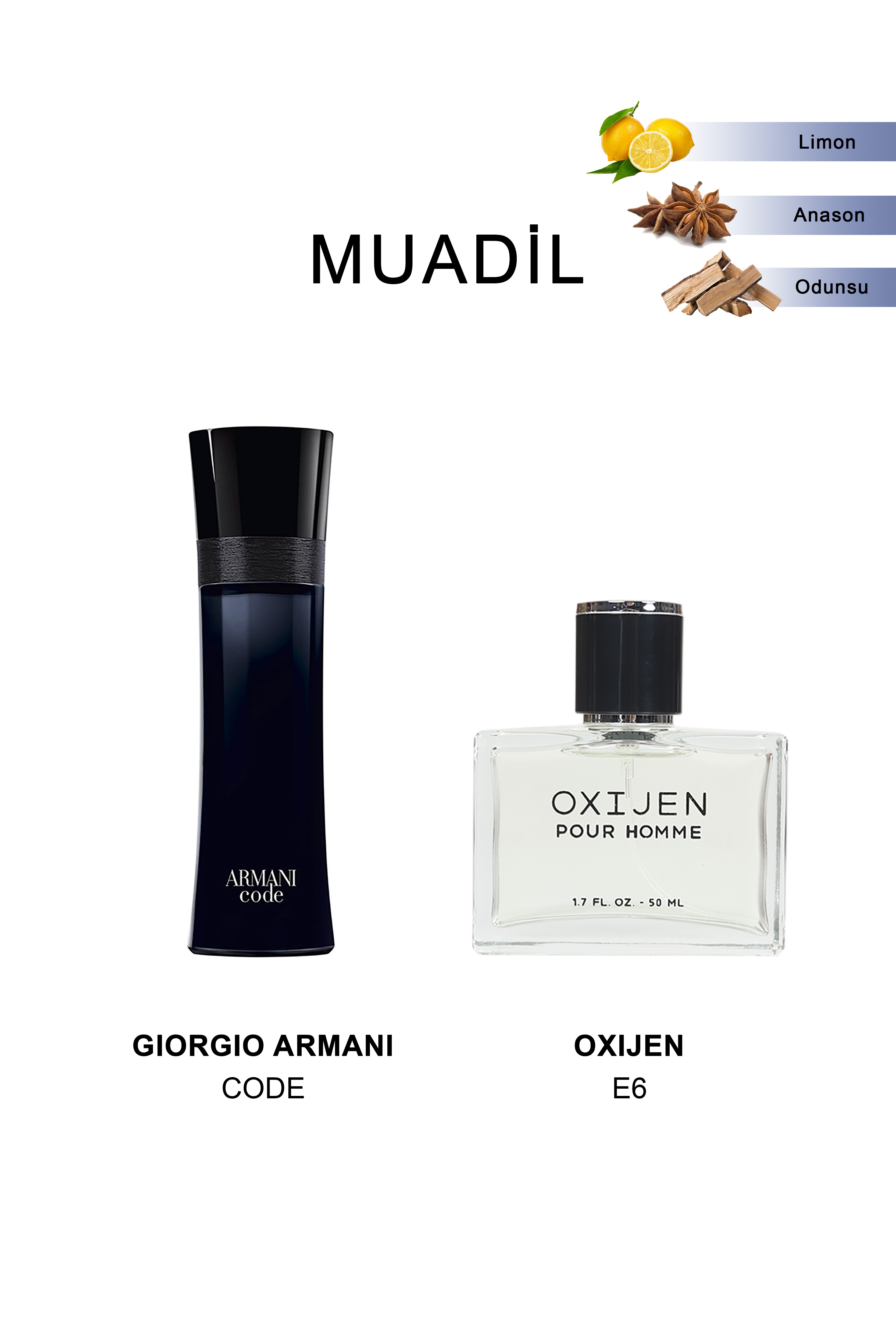 Oxijen E6 Erkek Parfüm 116202