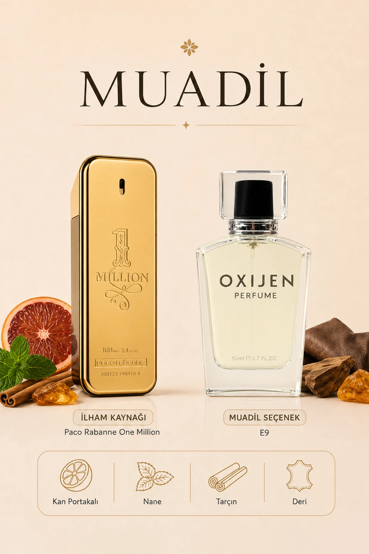 Oxijen E9 ( 50 ml ) Erkek Parfüm 470159