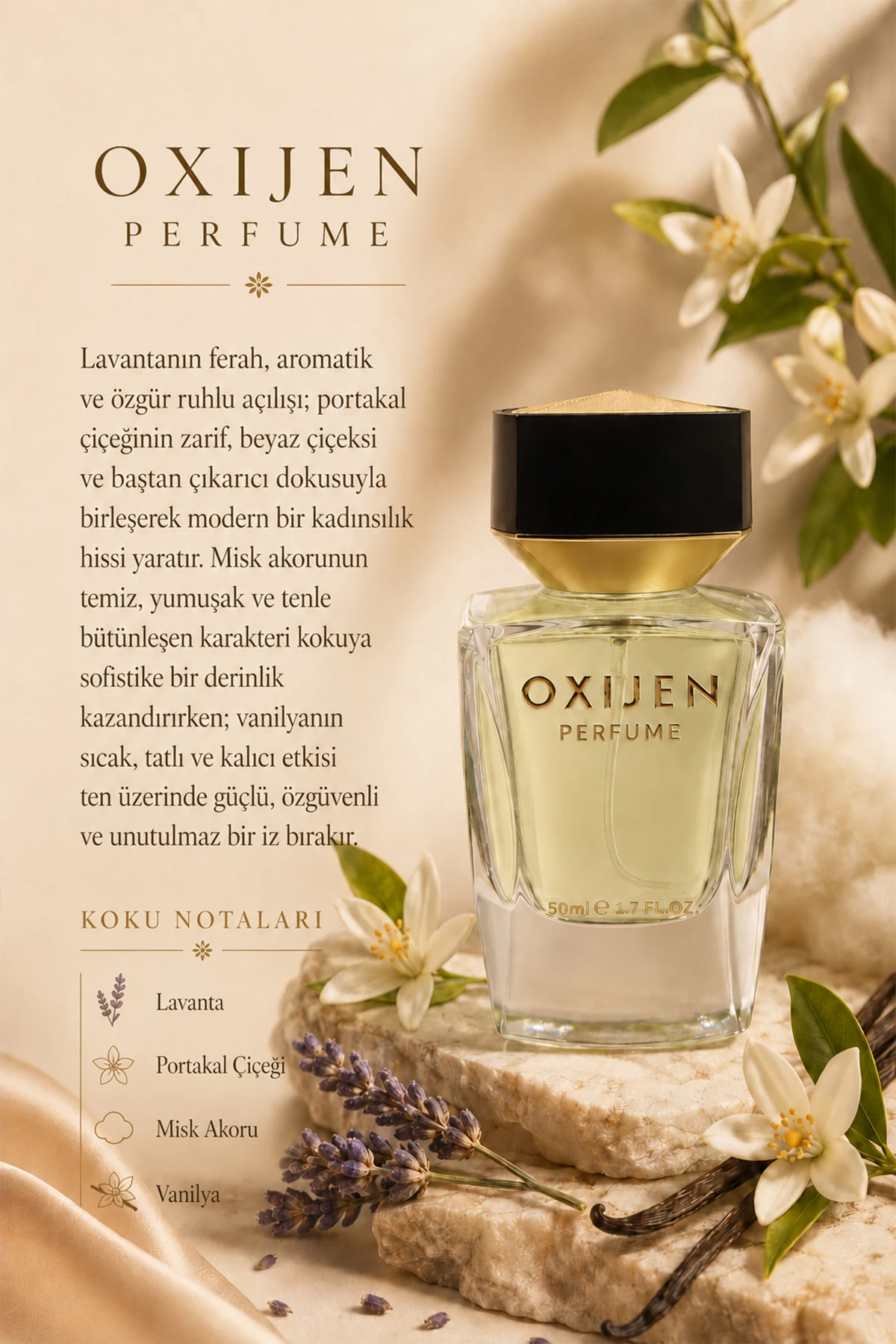 Oxijen K1 ( 50 ml ) Kadın Parfüm 470120