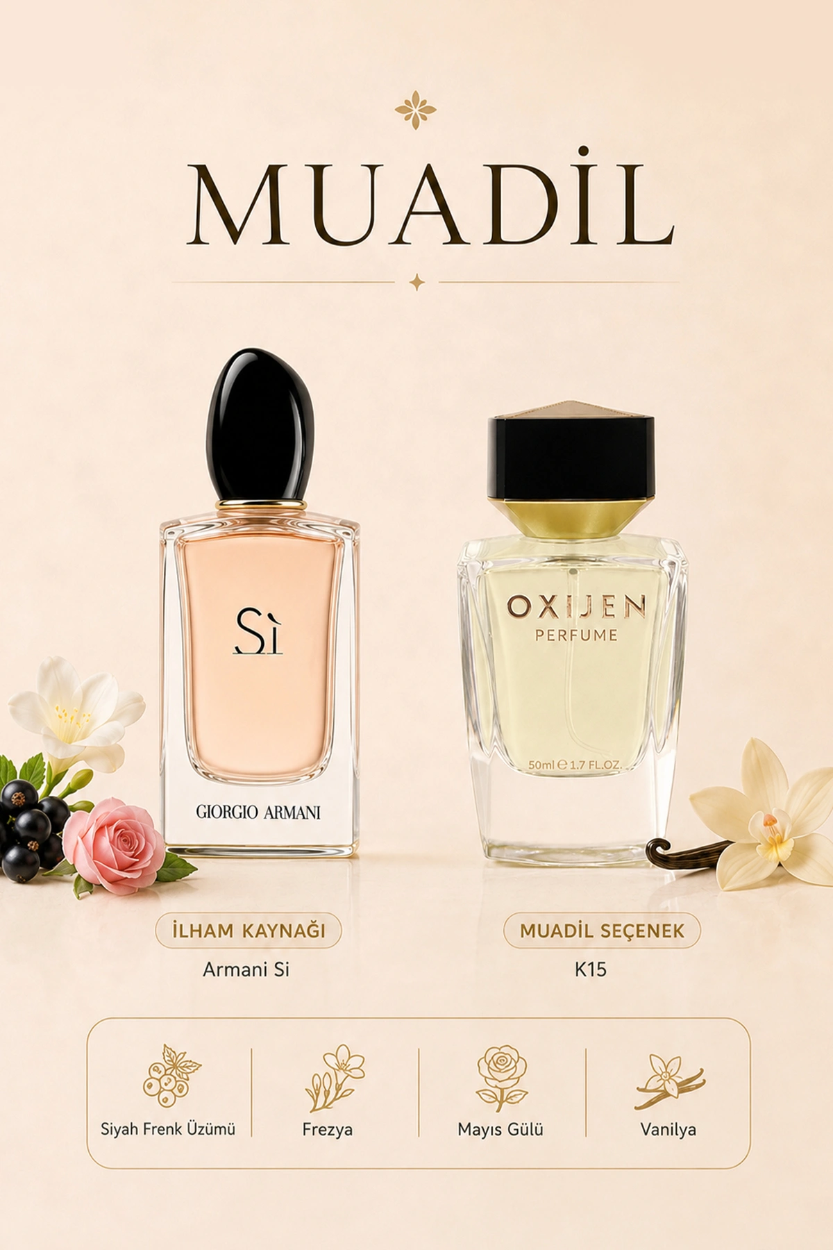 Oxijen K15 ( 50 ml ) Kadın Parfüm 470134