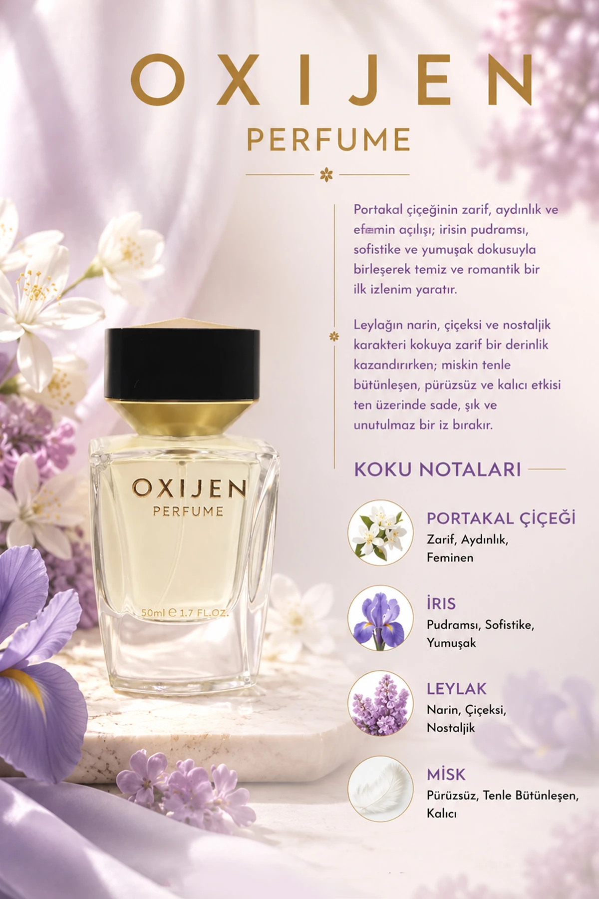 Oxijen K18 ( 50 ml ) Kadın Parfüm 470137