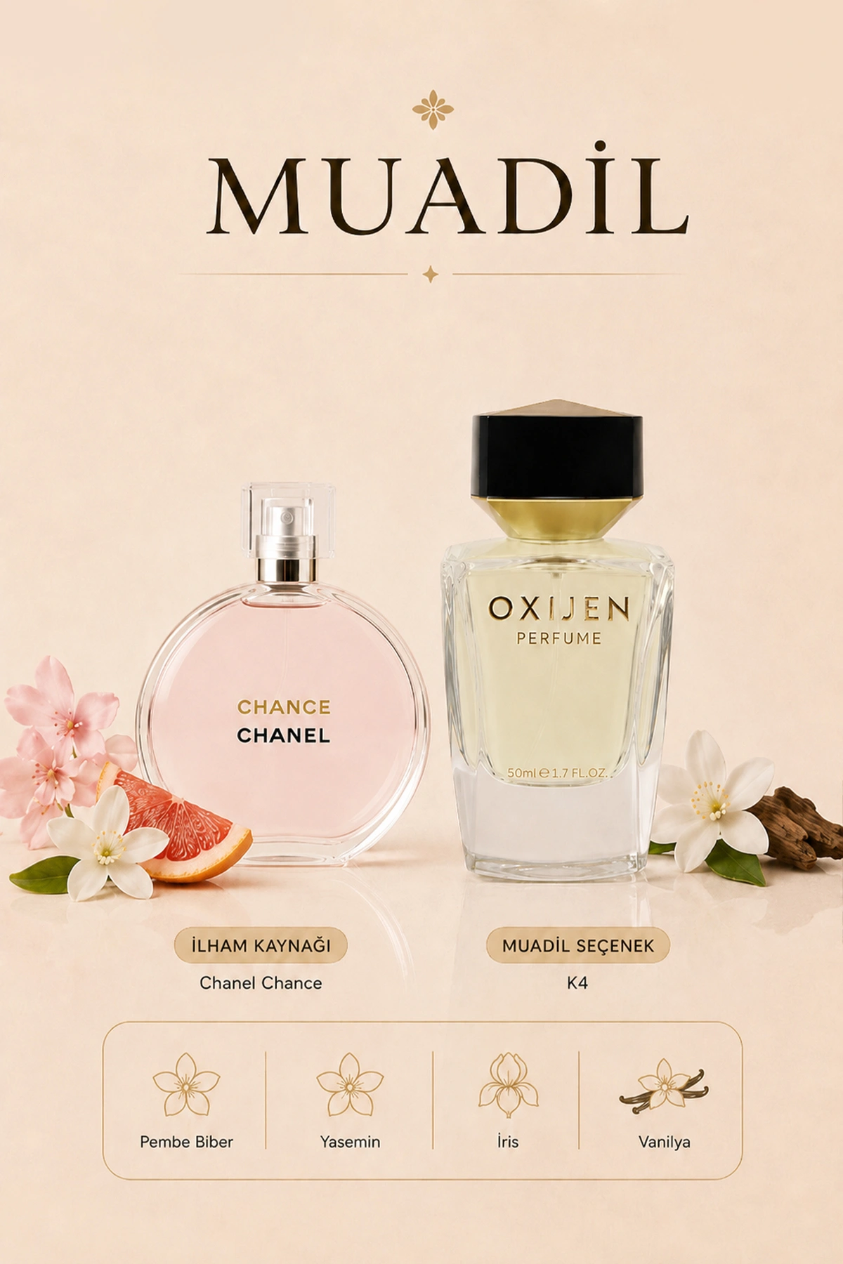 Oxijen K4 ( 50 ml ) Kadın Parfüm 470123
