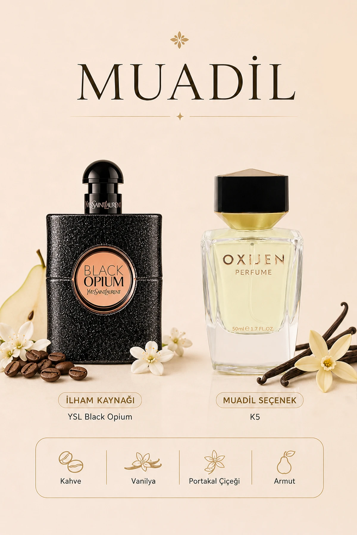 Oxijen K5 ( 50 ml ) Kadın Parfüm 470124
