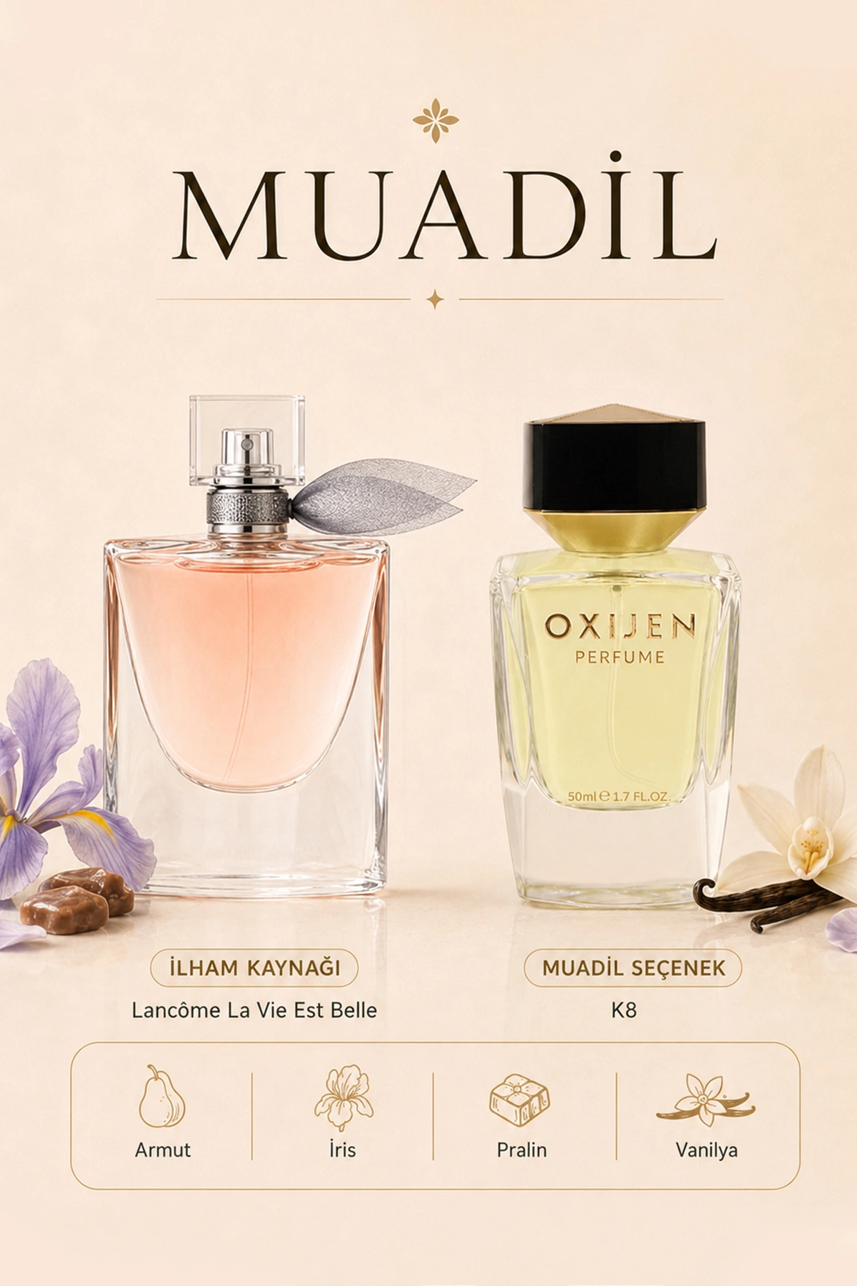Oxijen K8 ( 50 ml ) Kadın Parfüm 470127