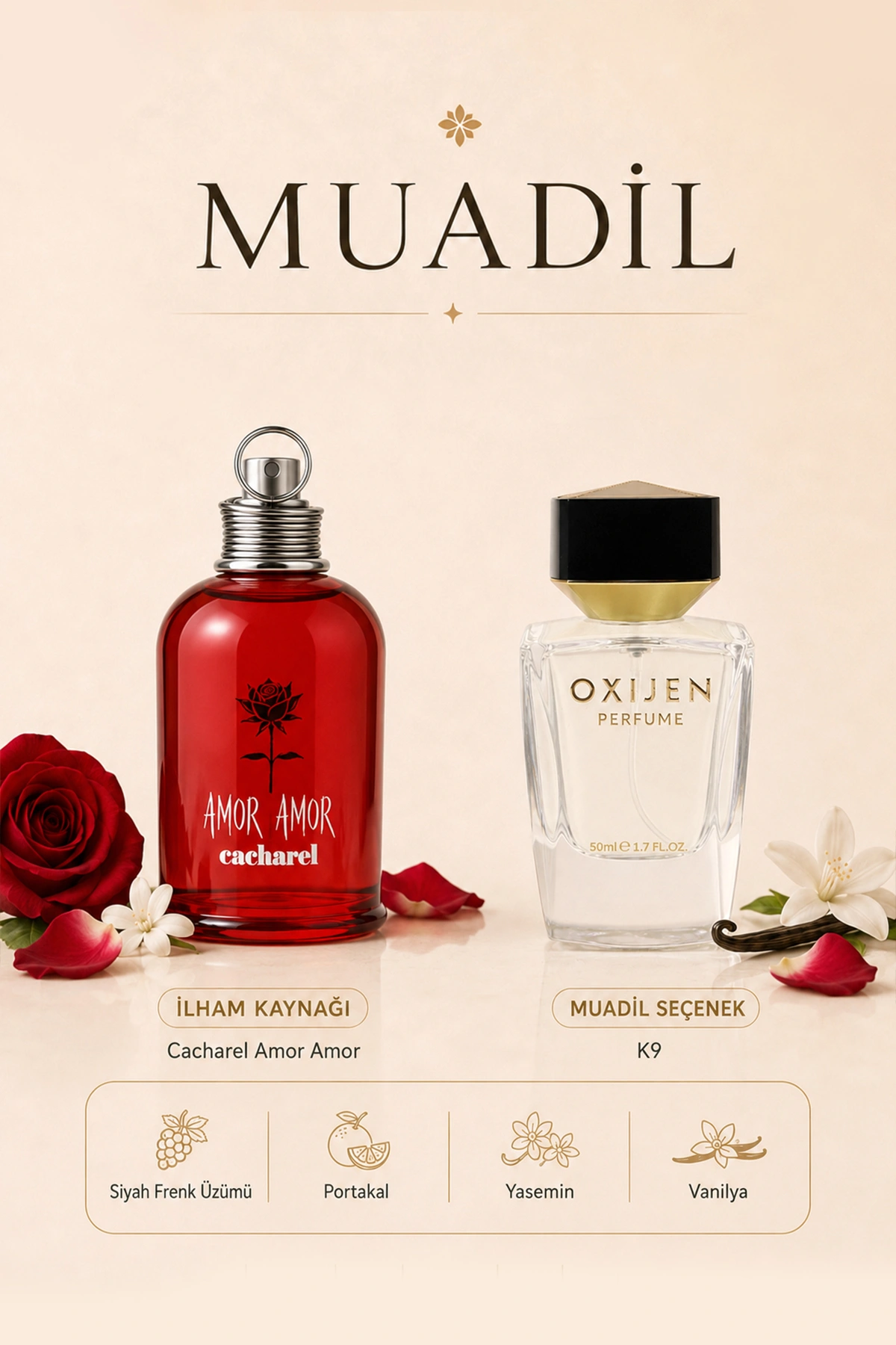 Oxijen K9 ( 50 ml ) Kadın Parfüm 470128