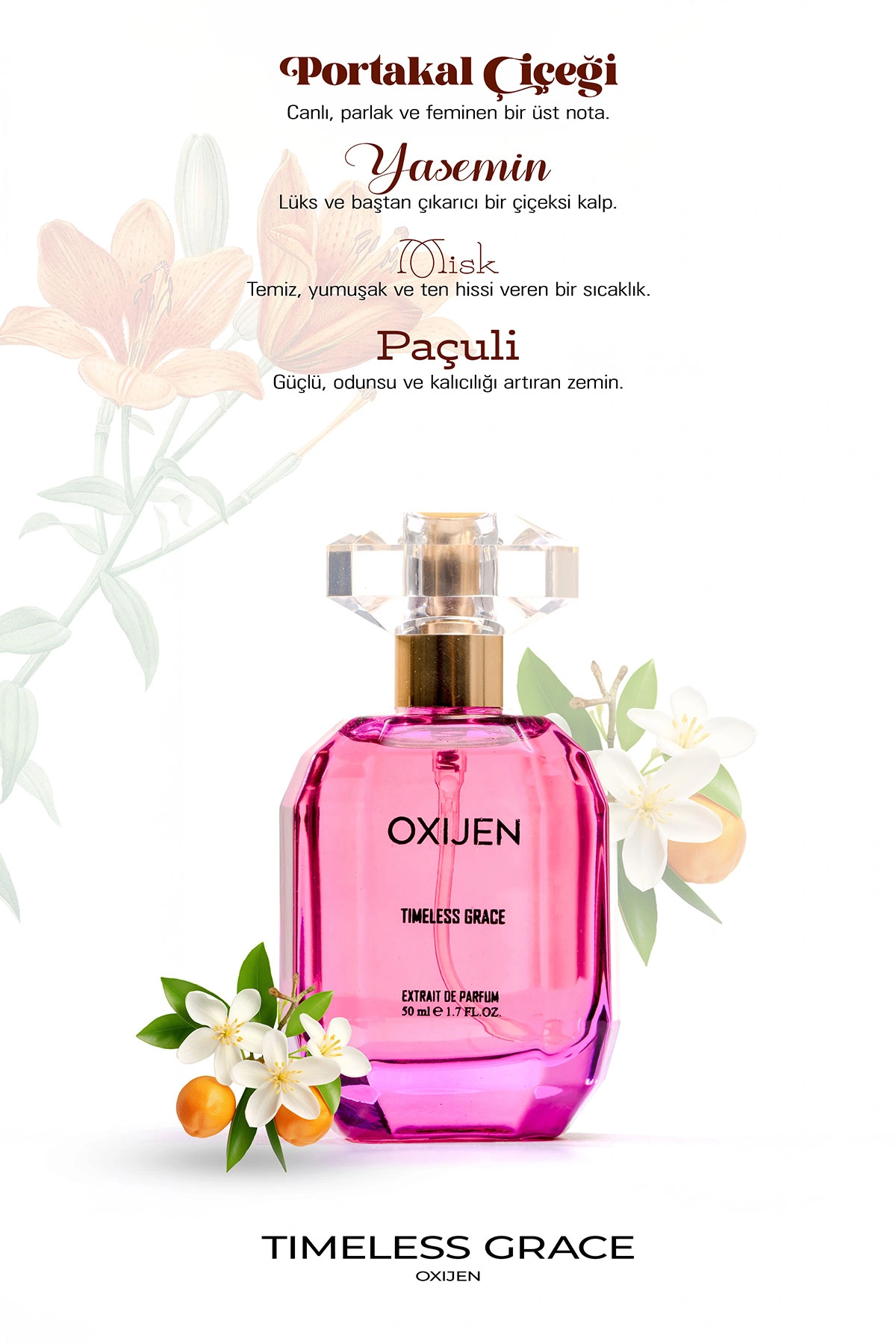 Oxijen Timeless Grace ( PACO RBANNE LADY MLLION MUADİLİ ) 50 ml Kadın Parfüm 372803