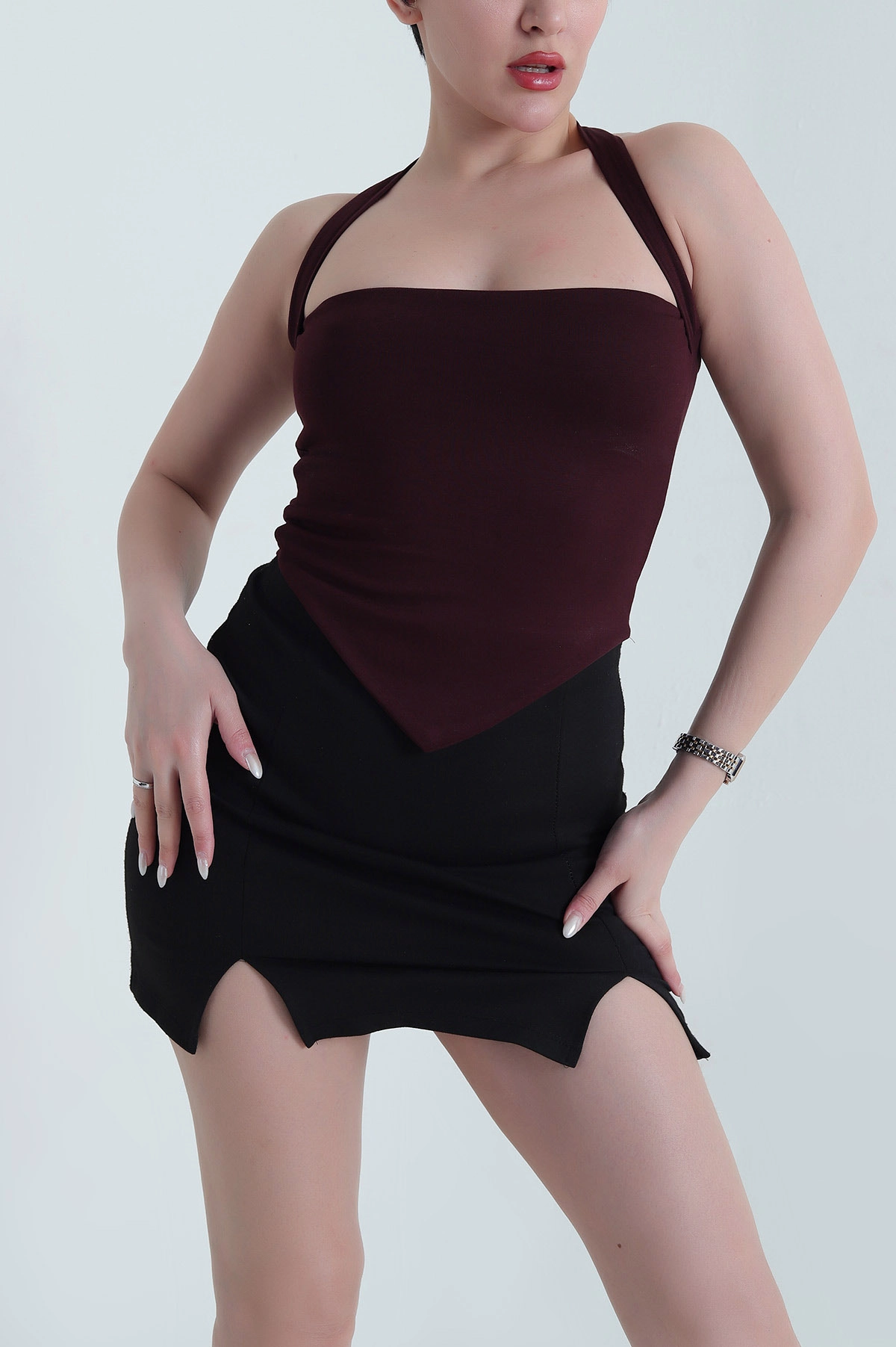 Oysho Likralı Kadın Bluz 451421