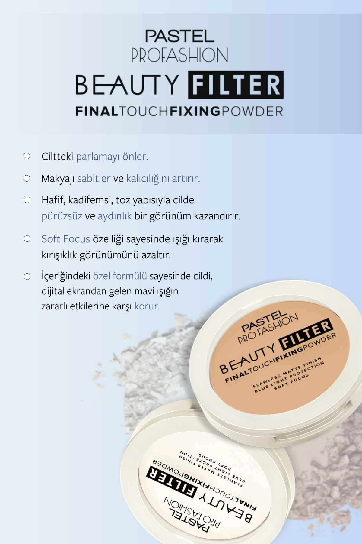 Pastel Beauty Filter Fixing Powder - Pudra 01 250763