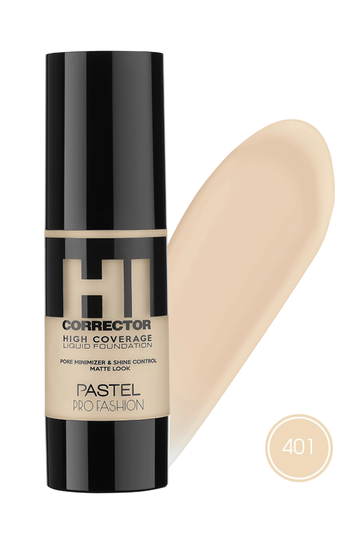 Pastel High Coverage Liquid Foundation Likit Fondöten 401 287024