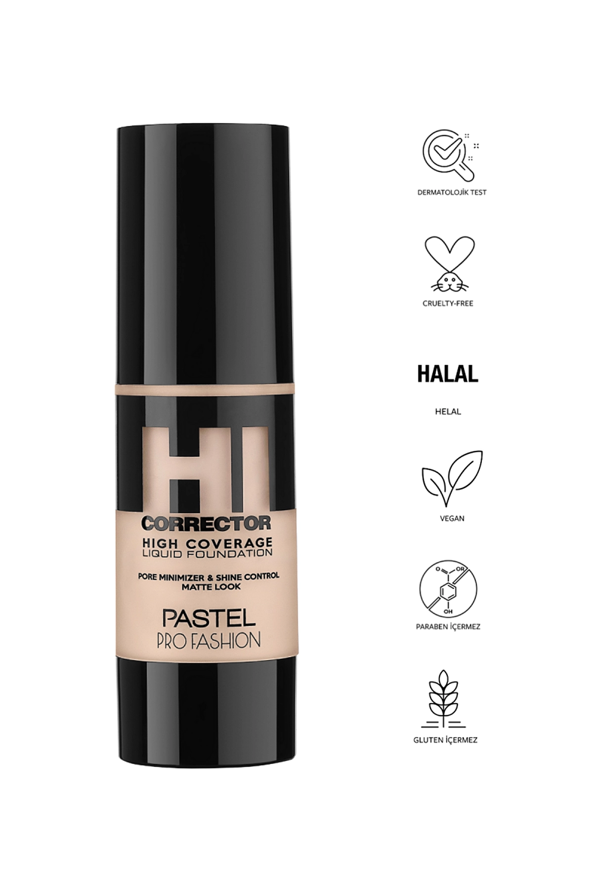 Pastel High Coverage Liquid Foundation - Likit Fondöten 416 313089