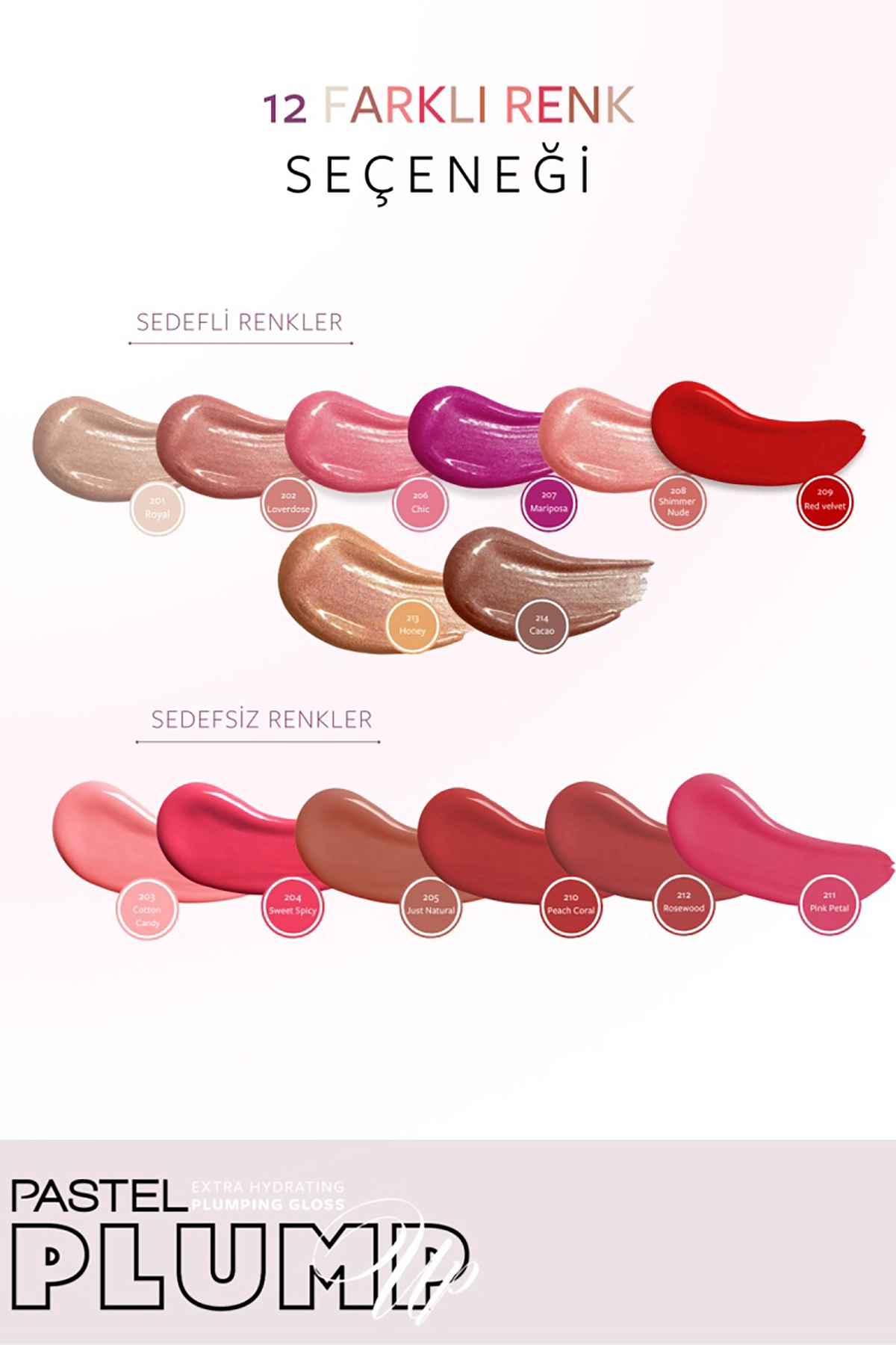 Pastel Plump Up 214 Cacao Extra Hydrating Plumping Gloss - Dolgunlaştıran Dudak Parlatıcısı 349509