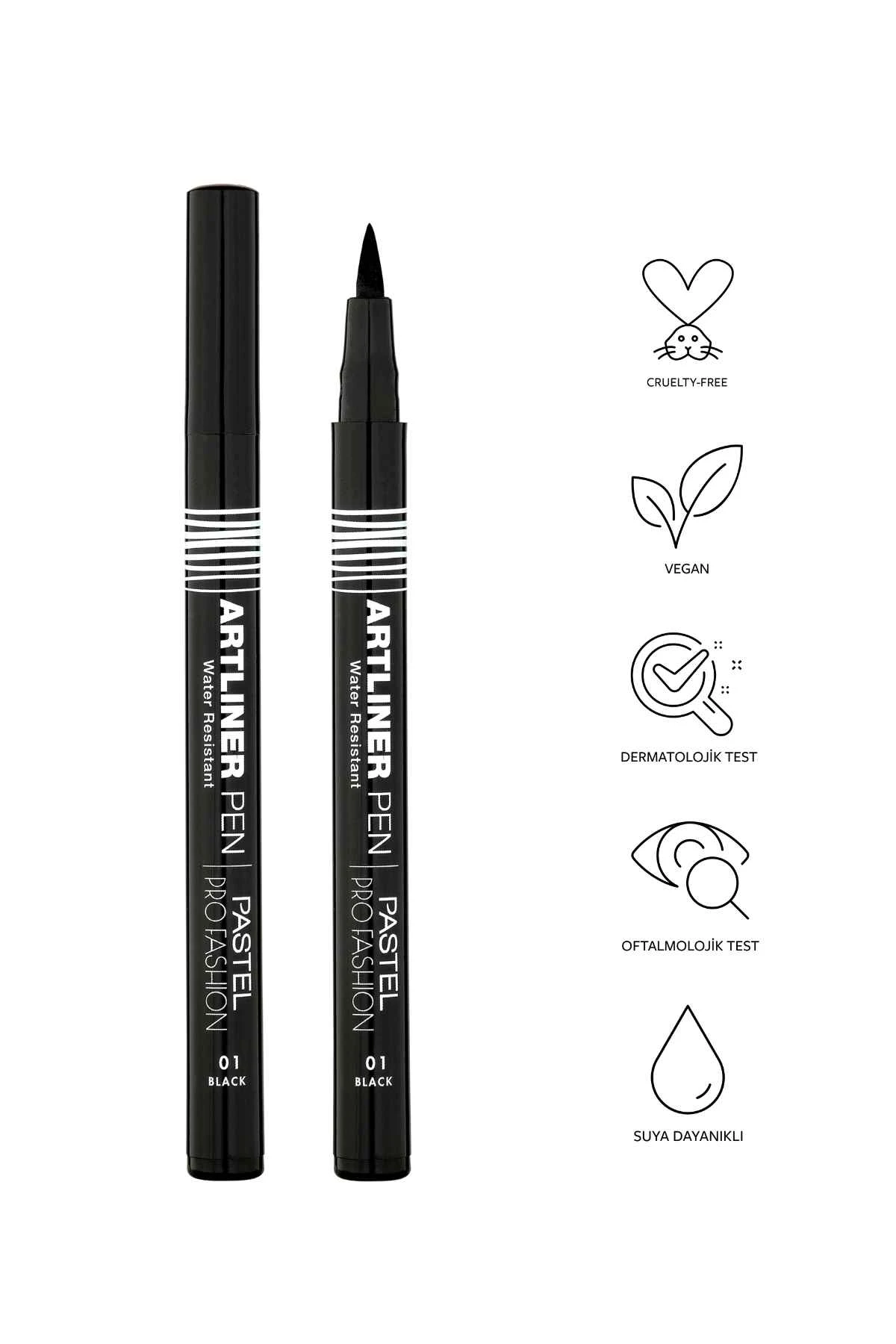 Pastel Profashion Artliner Kalem Eyeliner 01 Black 248481
