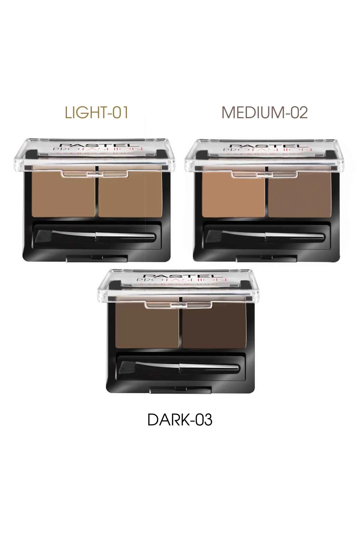 Pastel Profashion Eyebrow Duo Kaş Farı 02 Medium 250526