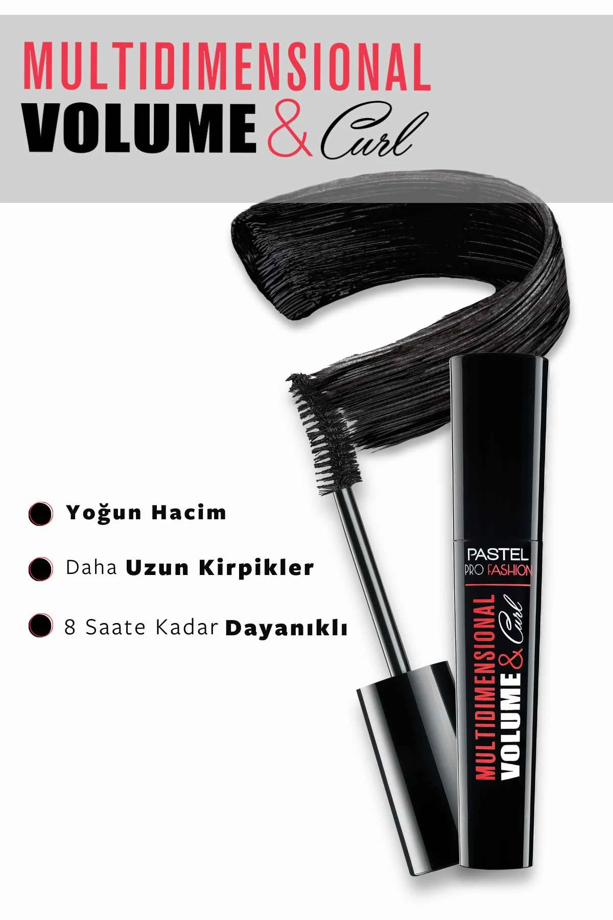 Pastel Profashion Multidimensional Volume&Curl Mascara 248491