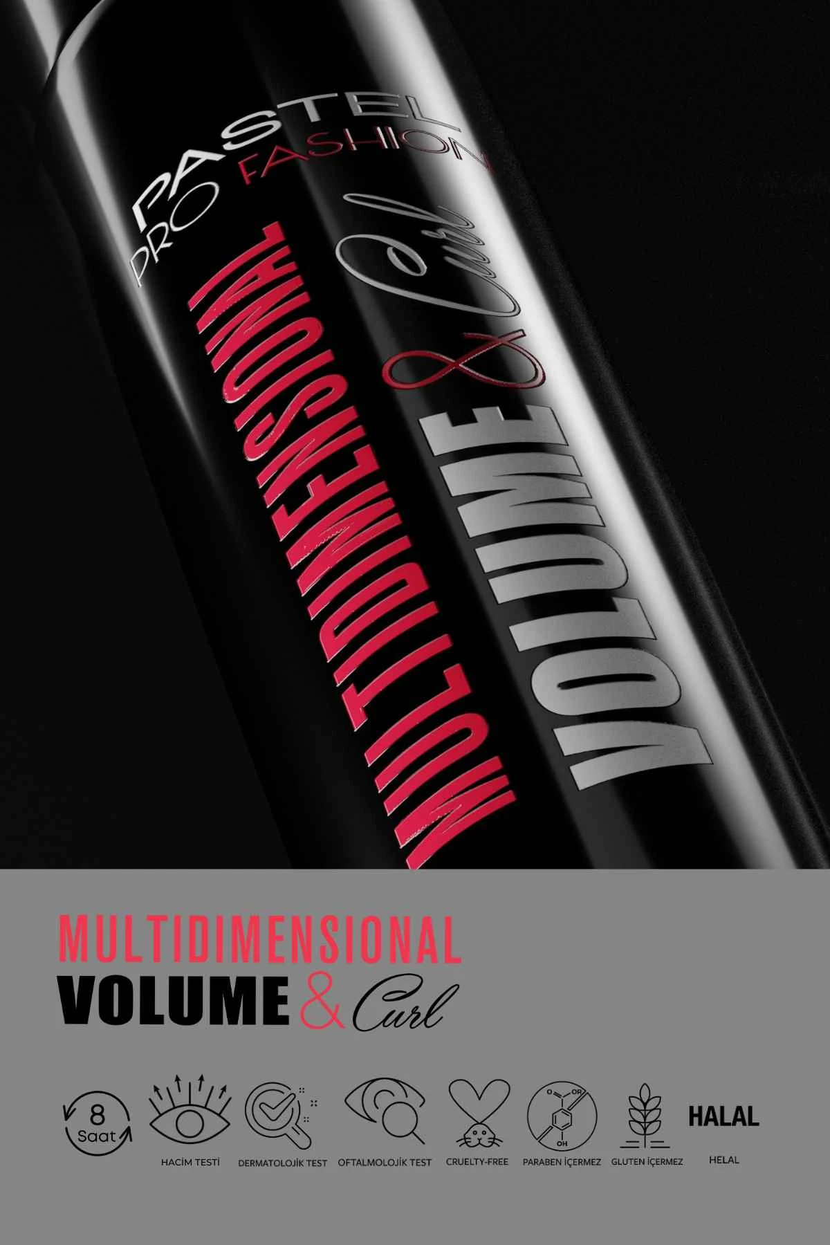 Pastel Profashion Multidimensional Volume&Curl Mascara 248491