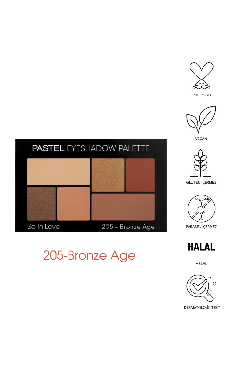 Pastel Profashion So In Love Far Paleti 205 Bronze Age 250600