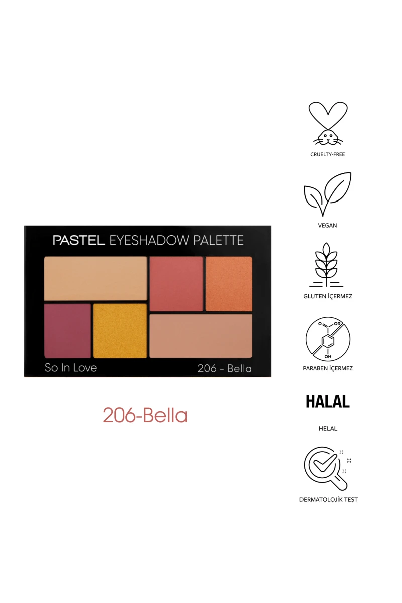 Pastel Profashion So In Love Far Paleti 206 Bella 250601