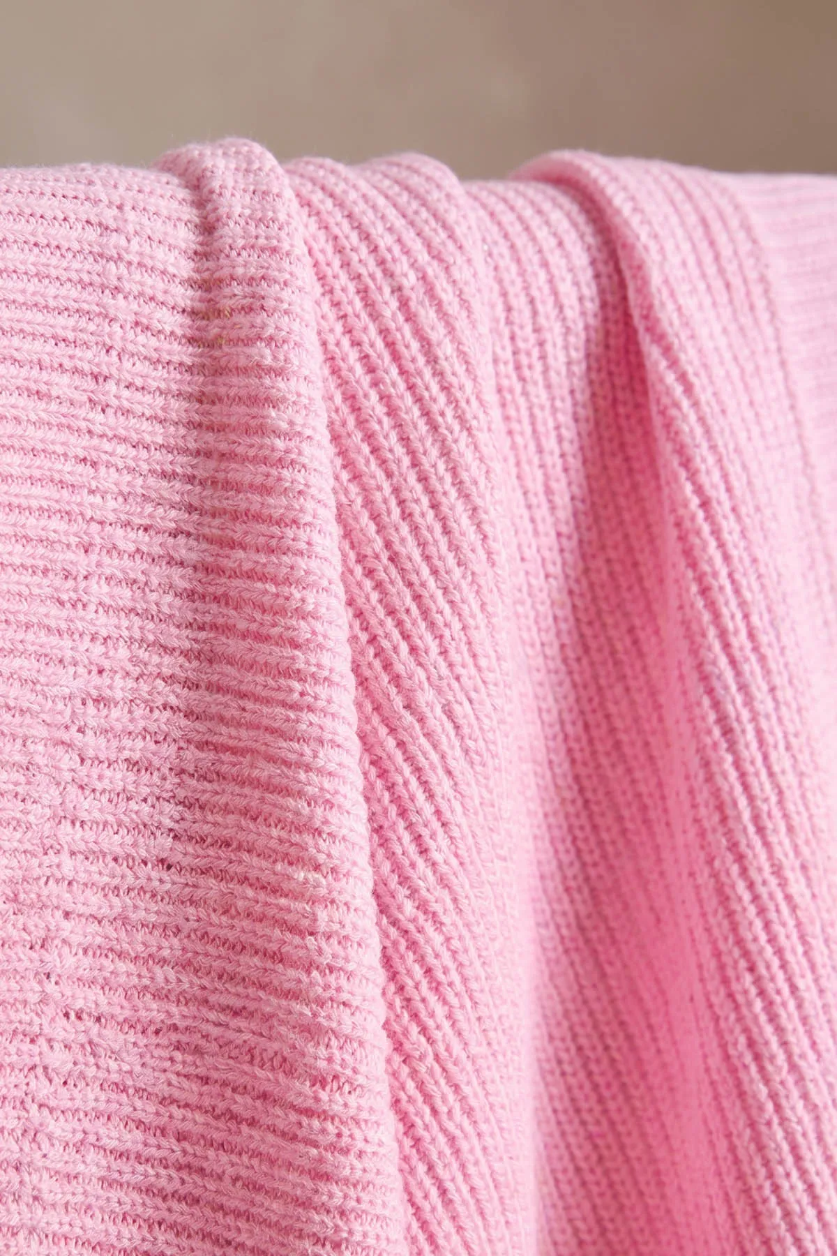 Pembe (0-12 Ay) Selanik Örgülü Kız  Bebek Battaniye 475017