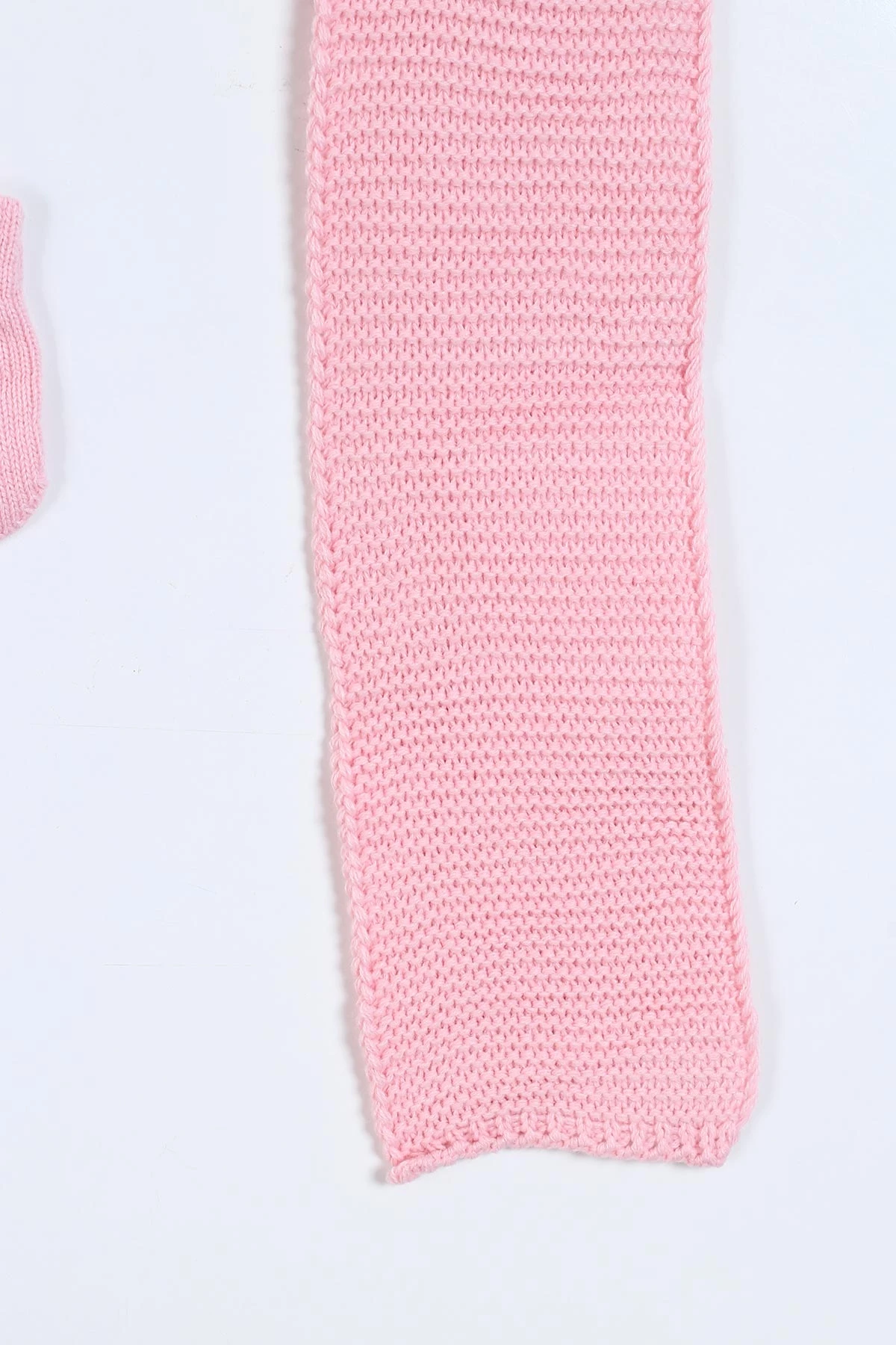 Pembe (0-18 Ay)Desenli İç Polar Kız Bebek Atkı Bere Eldiven Takım 319149