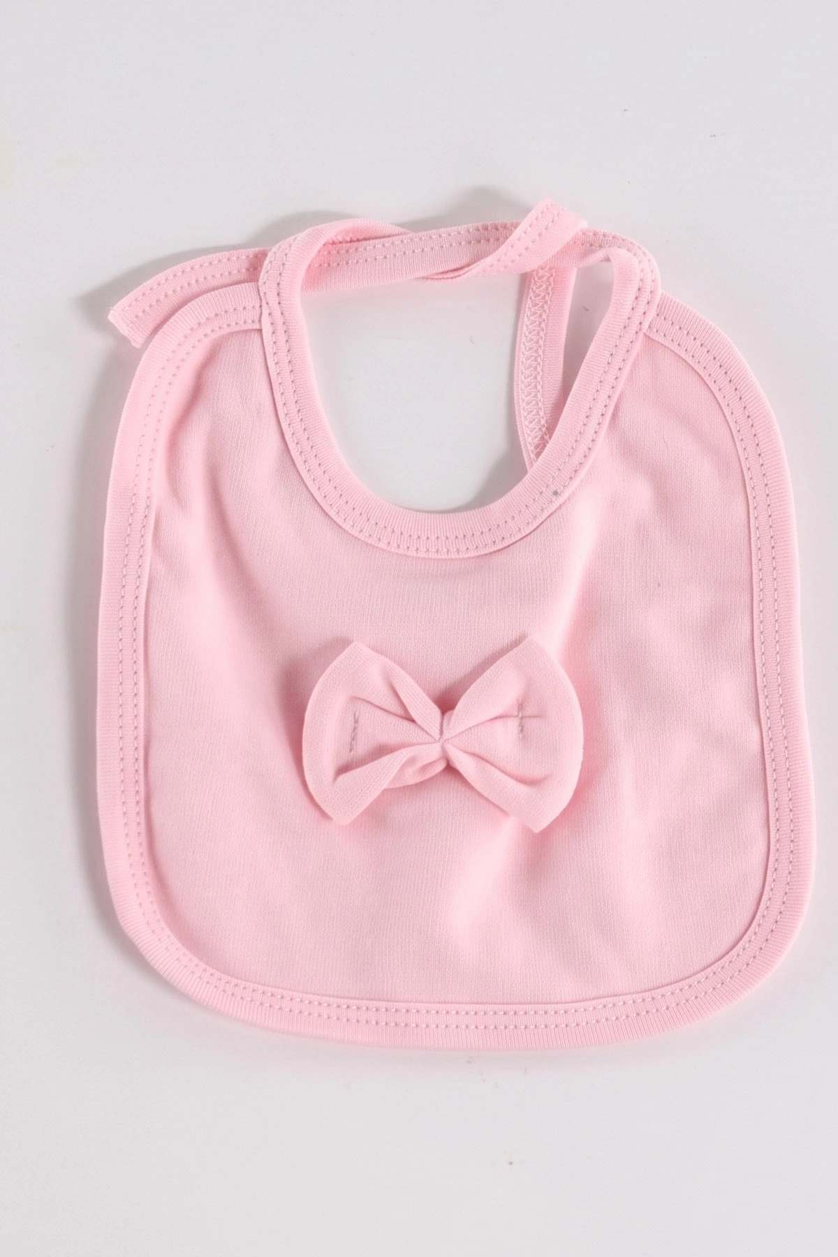 Pembe (0-3 Ay) Aplikeli Tavşan Nakışlı 5'li Kız Bebek Zıbın Takım 479255
